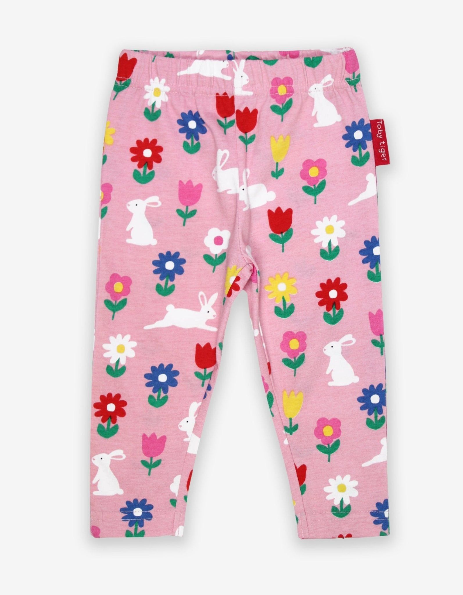 Toby Tiger Leggings, 3/4 Länge mit Hasen Print