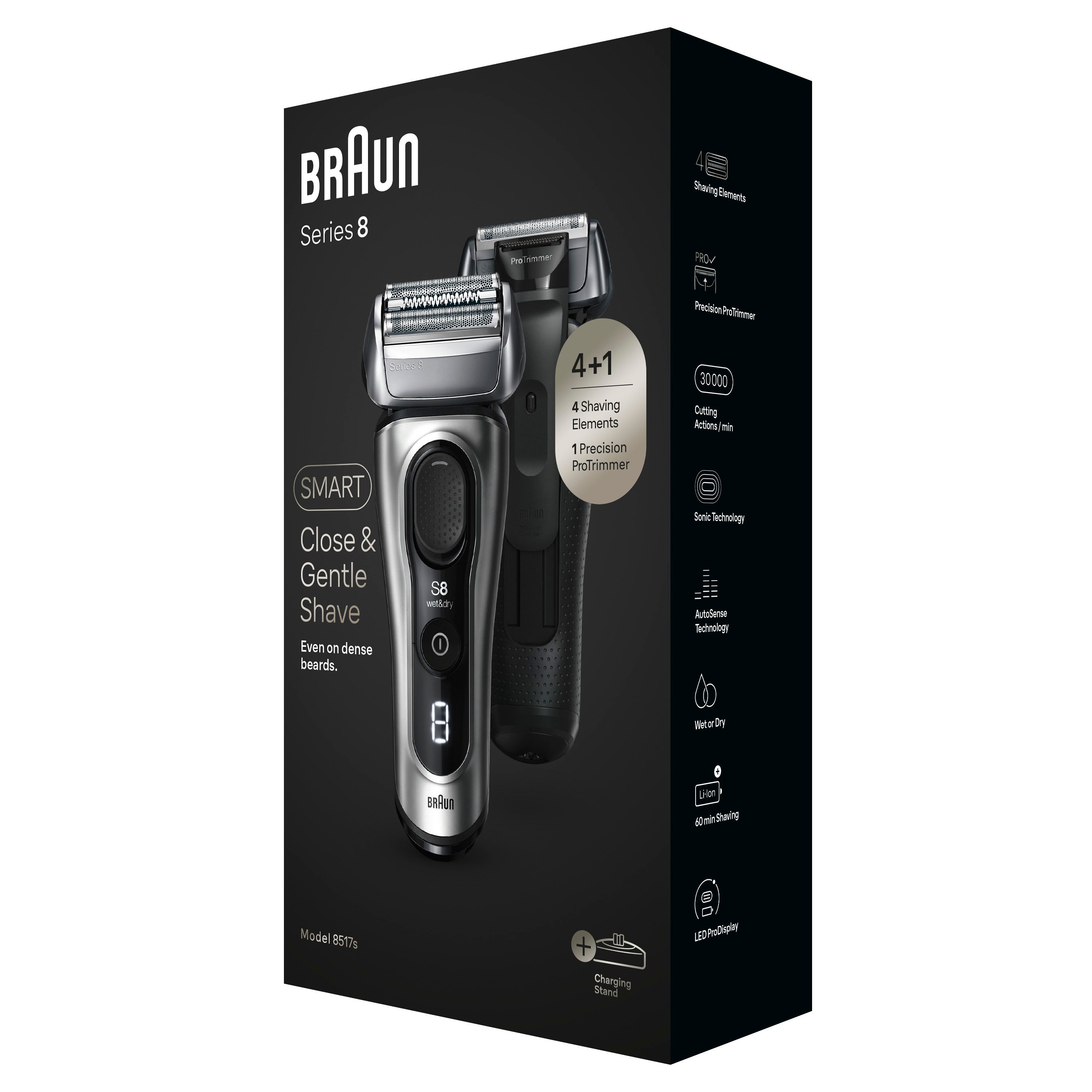 Braun - Elektrischer Herrenrasierer "Series 8 8517s"