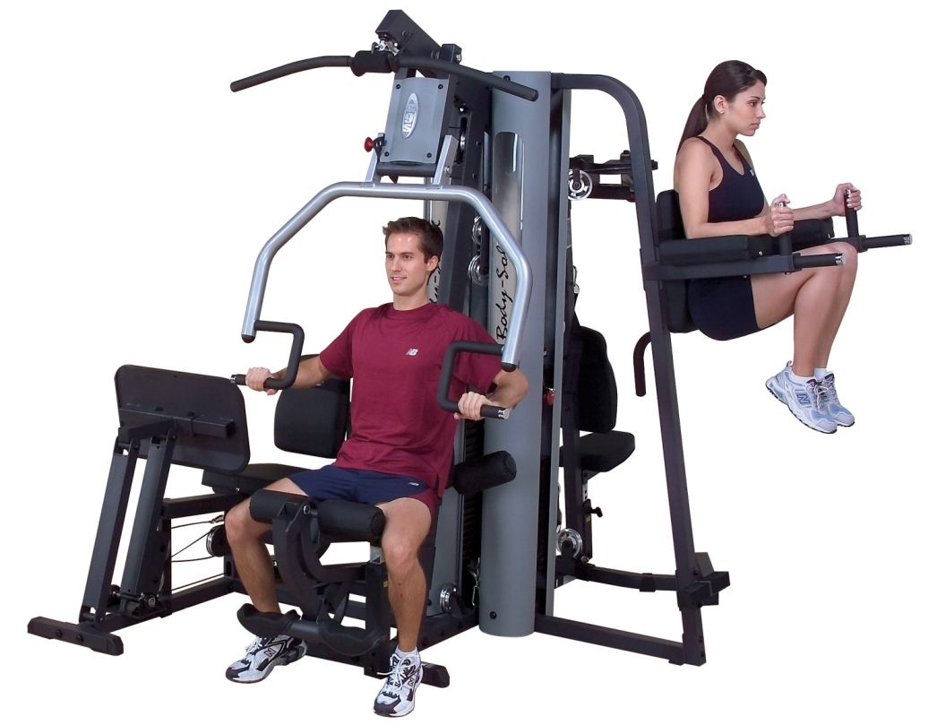 Body-Solid® G9S Multi-Trainingsstation, mit Beinhebe- & Dipstation