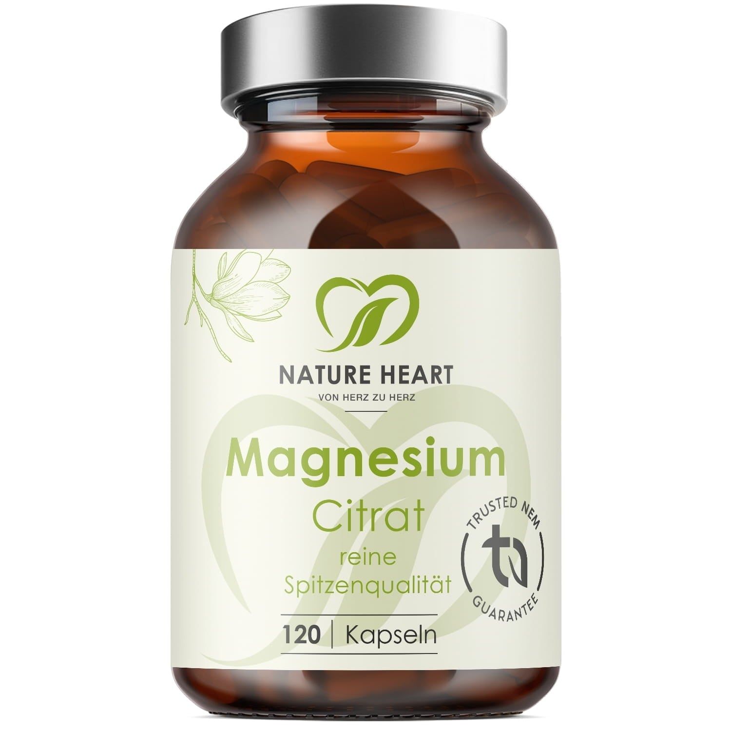 Nature Heart Magnesium Citrat 120 St Kapseln