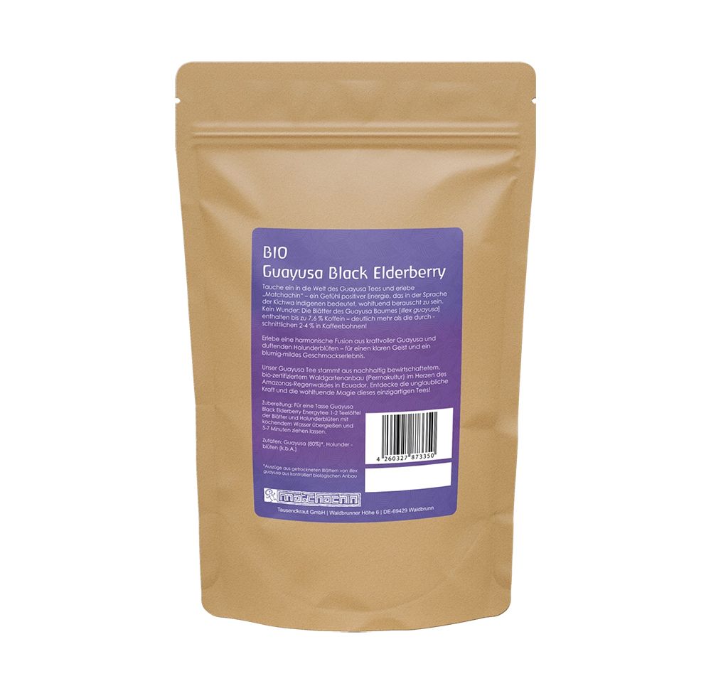 Matchachin Guayusa Black Elderberry BIO