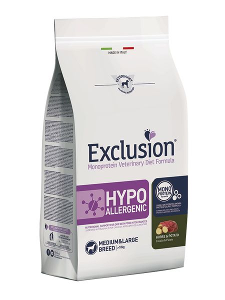 Exclusion Hypoallergenic Pferd & Kartoffel für Hunde