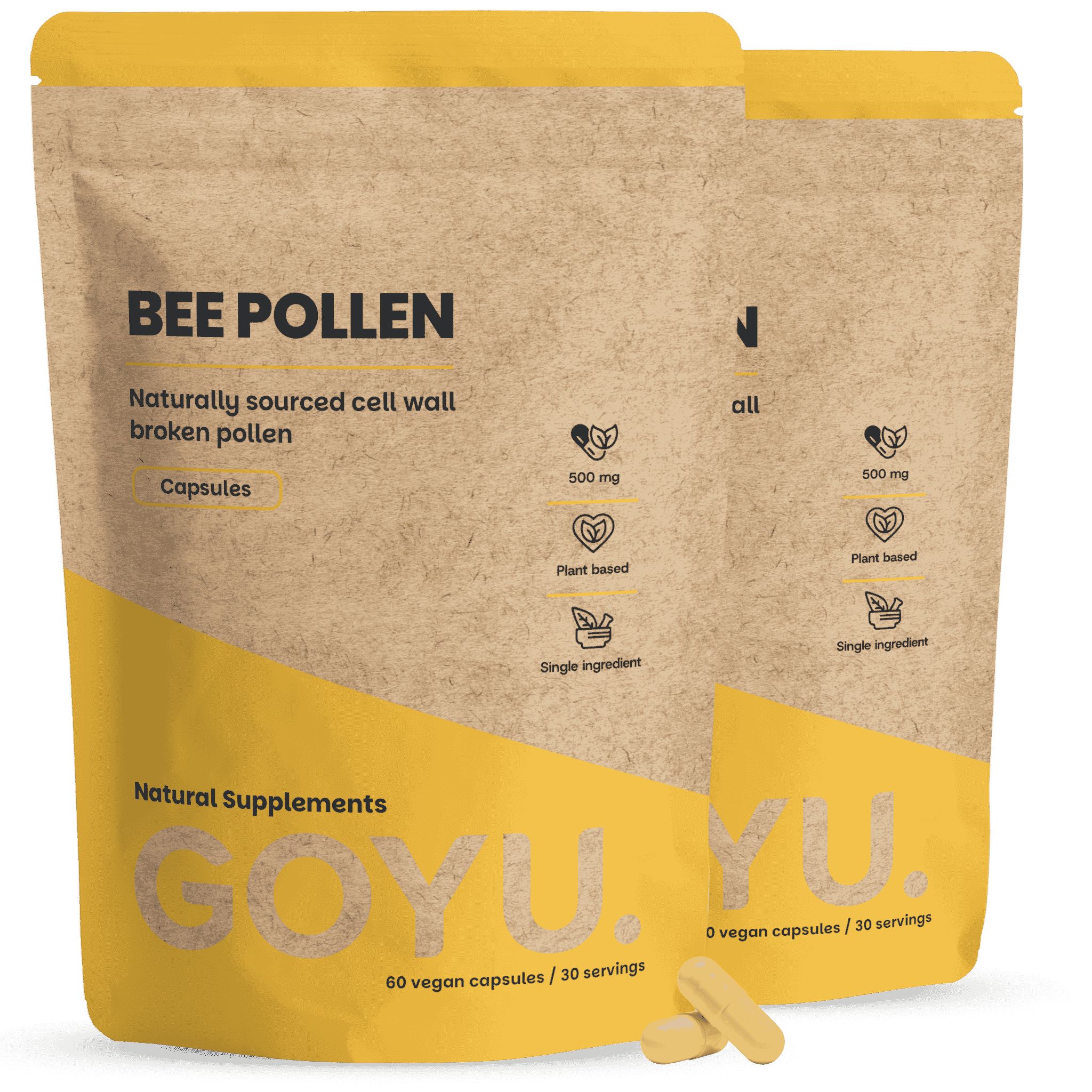 GOYU® – Bijenpollen extract capsules 500 mg Combipack 120 Capsules