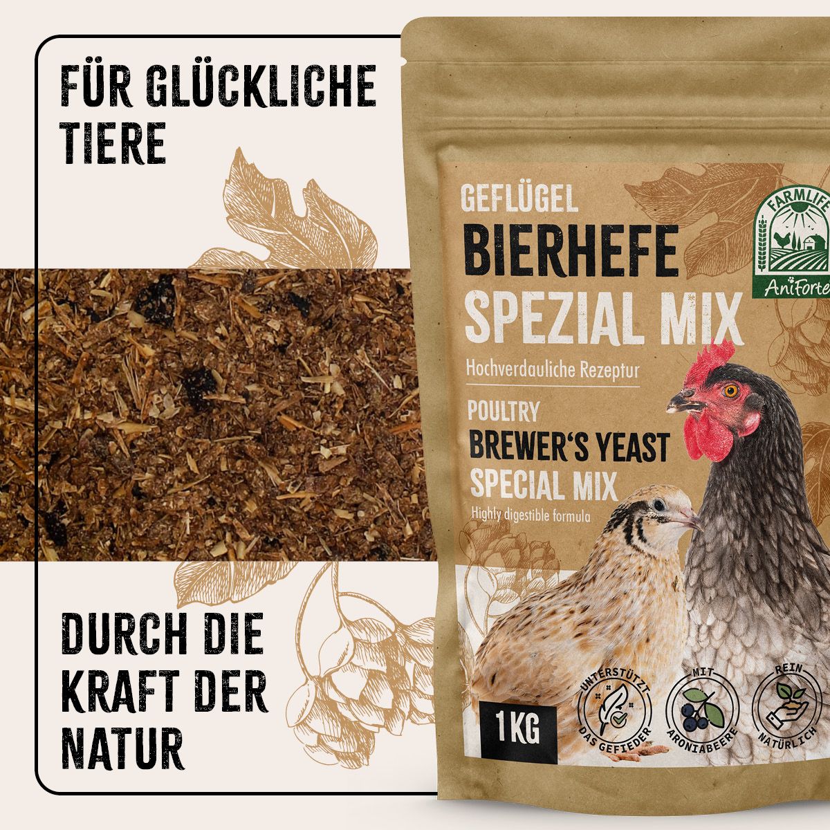 AniForte FarmLife Geflügel Bierhefe Spezial Mix