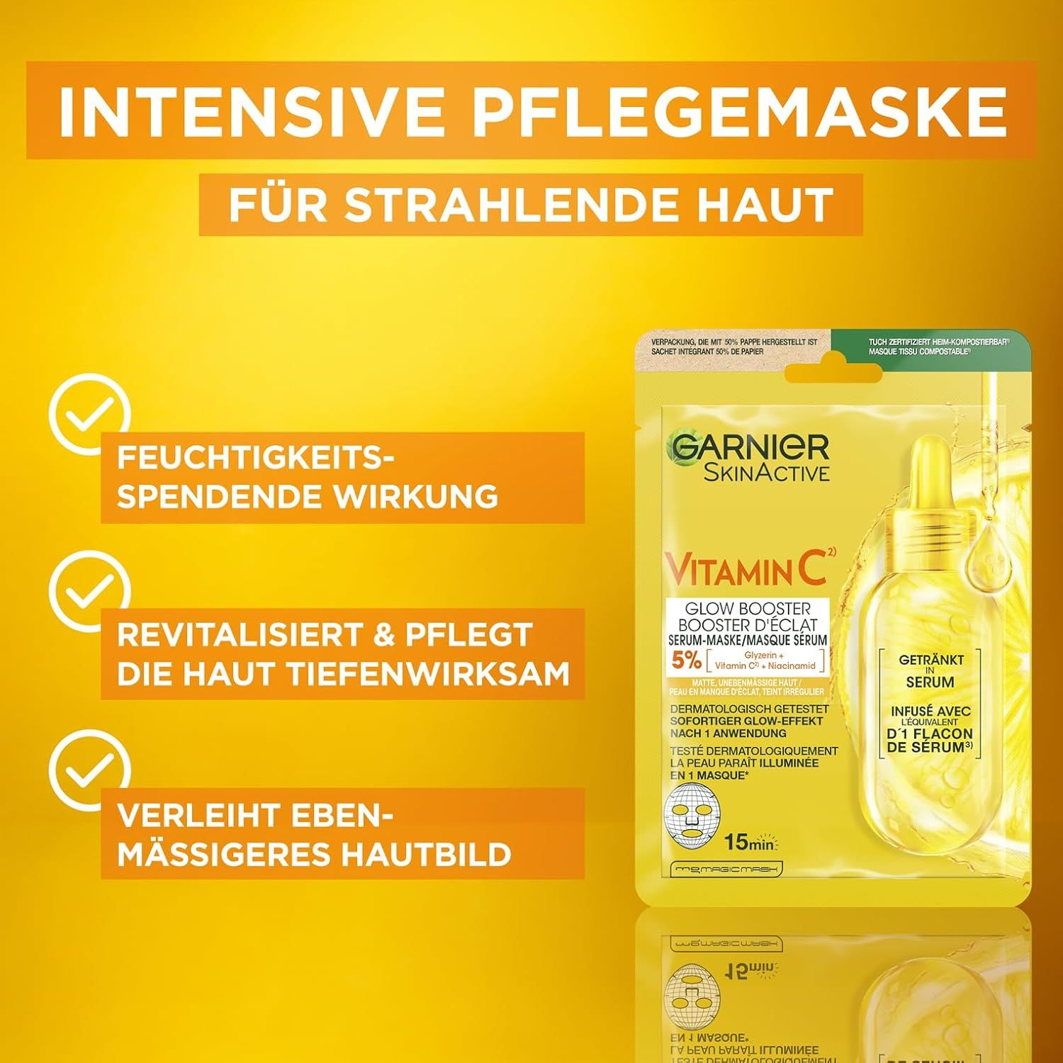 Garnier Vitamin C Pflegeset  SkinActive 4-teilig