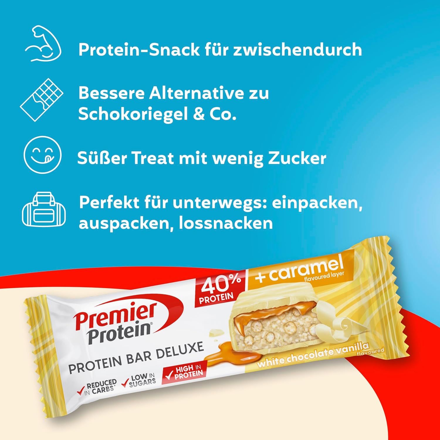 PREMIER PROTEIIN Bar Deluxe 40%