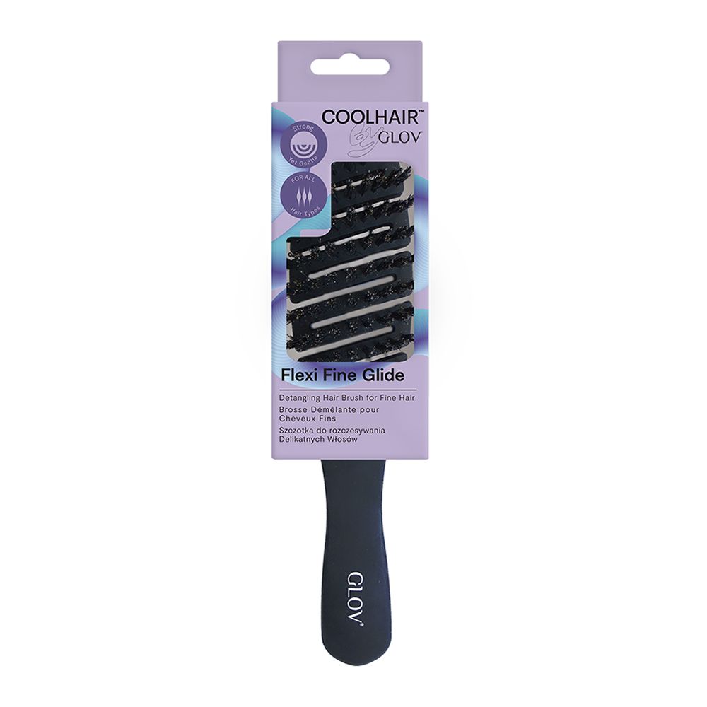 GLOV Flexi Fine Glide – Entwirrende Haarbürste für feines Haar