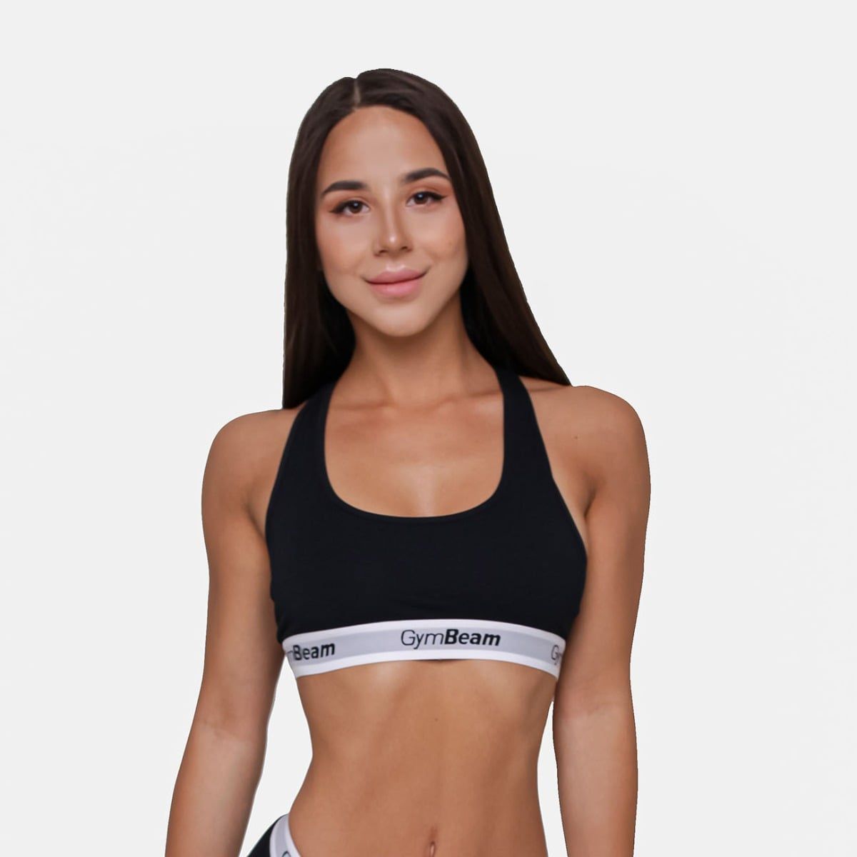 GymBeam Sport-BH Damen Bralette mit breiten Trägern in Schwarz 1 St