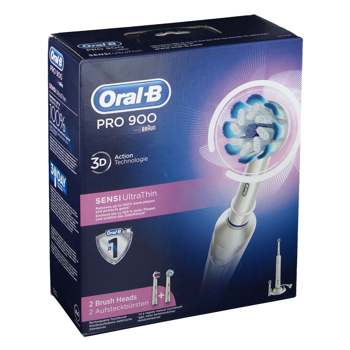 Oral-B PRO 900 PRO Sensi Ultrathin Elektrische Zahnbürste