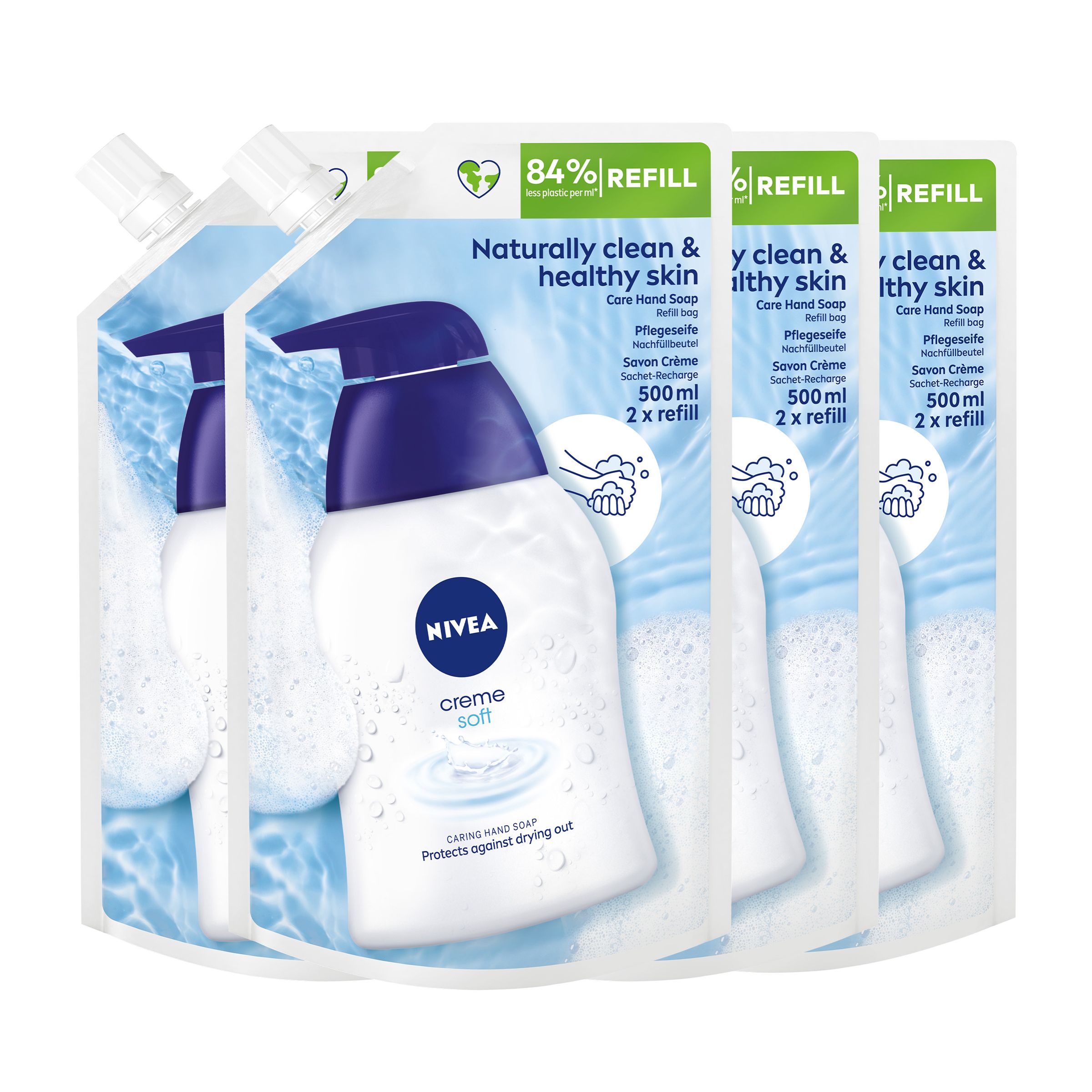 NIVEA Creme Soft Pflegeseife Nachfüllbeutel