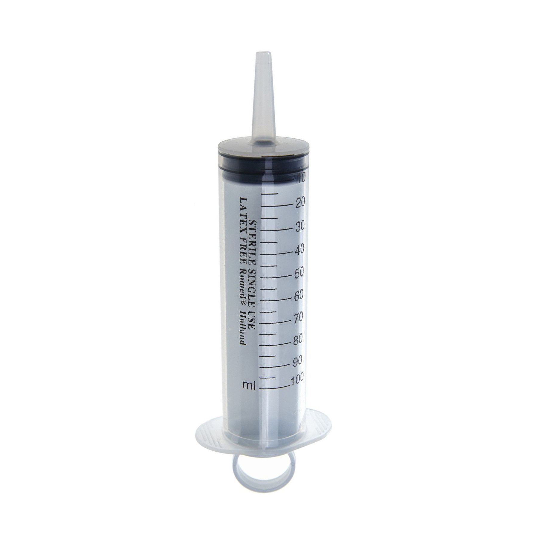 Romed Blasenspritze Wundspritze 100 ml, 3-teilig, mit Luer-Adapter