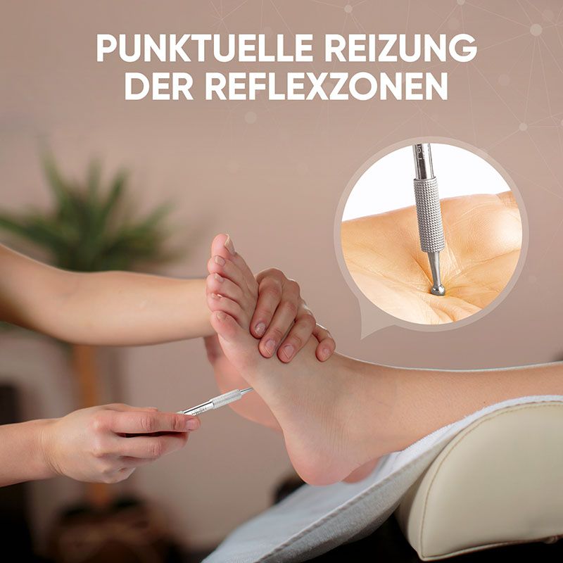 REMOS Akupressurstift, Edelstahl, Ø 2.5 / 4.5 mm, Länge 10 cm