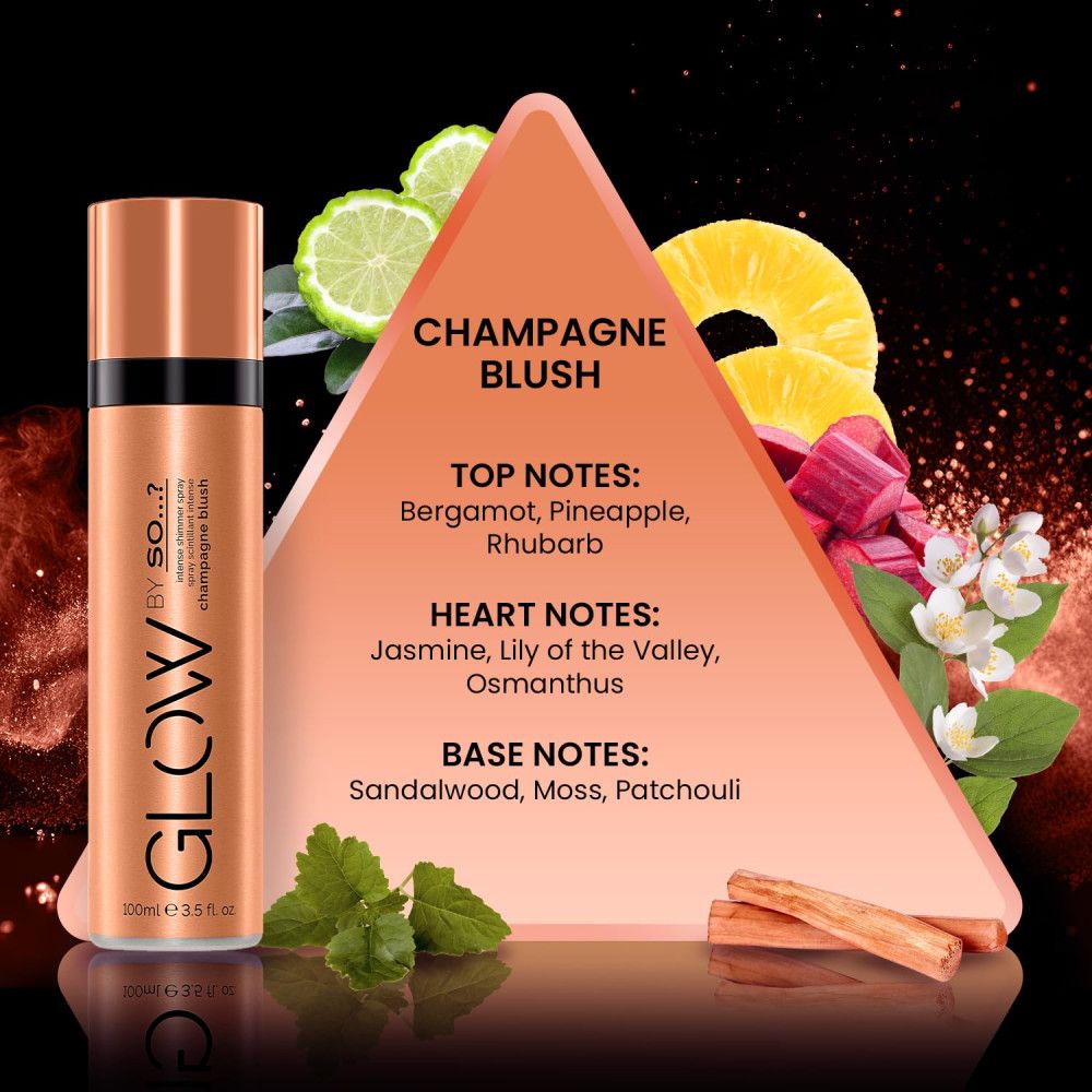 Glow By So...? - Intensive Funkenparfüm-Bodyspray - Champagne Blush