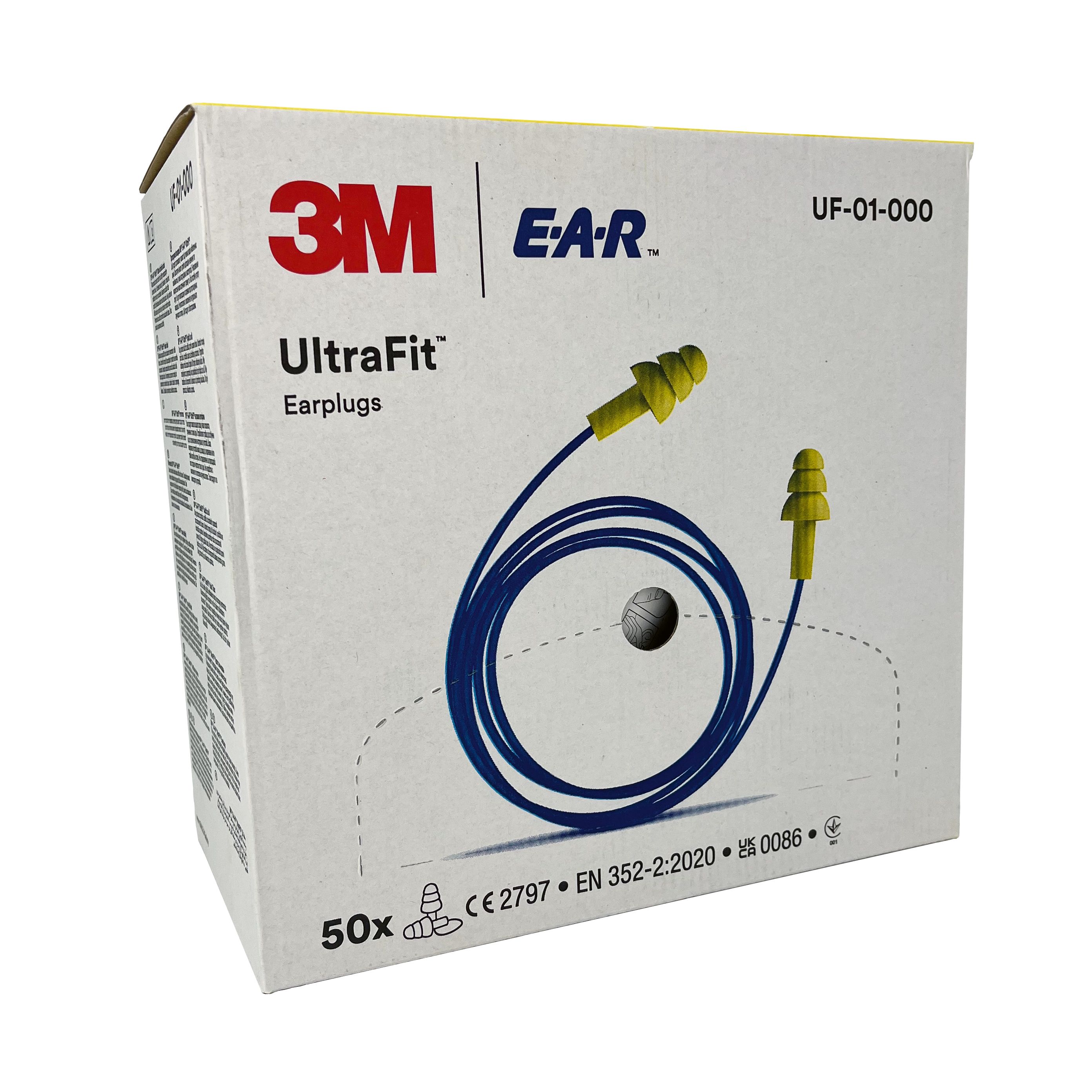 3M E-A-R ULTRAFIT, Gehörschutzstöpsel mit Kordel