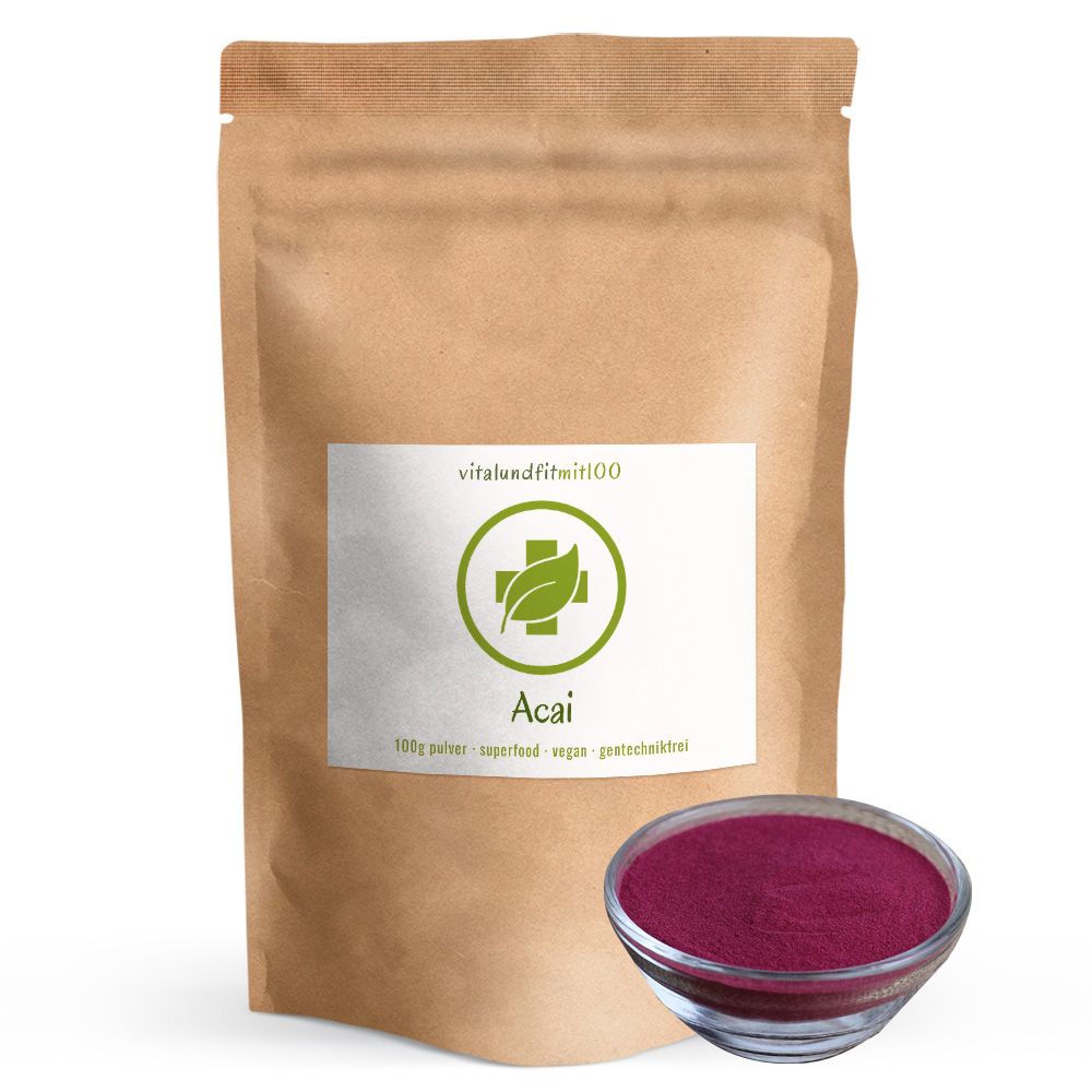 vitalundfitmit100® Acai Pulver