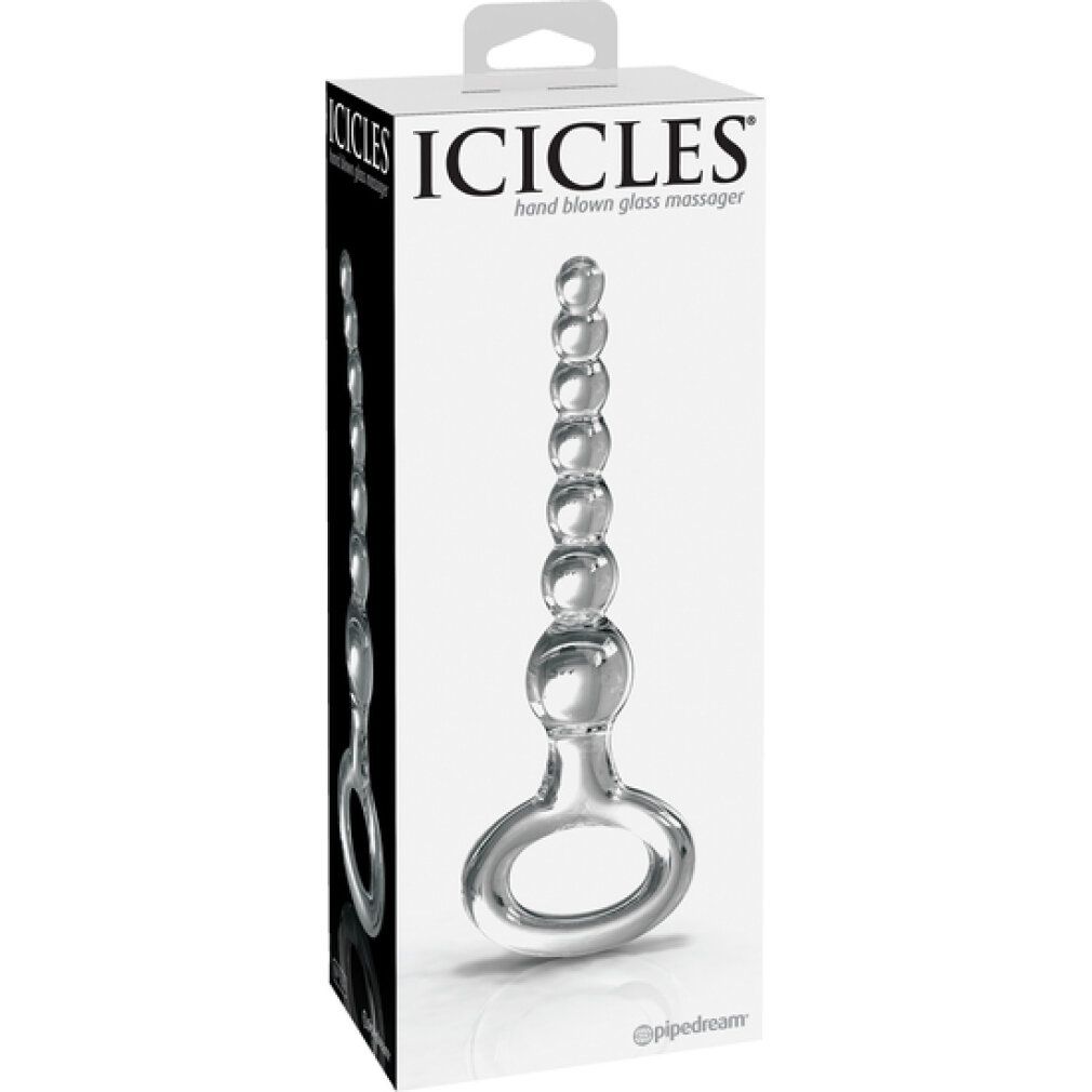 Glas-Analkugelkette „No. 67“ | Aufregende Form | Icicles