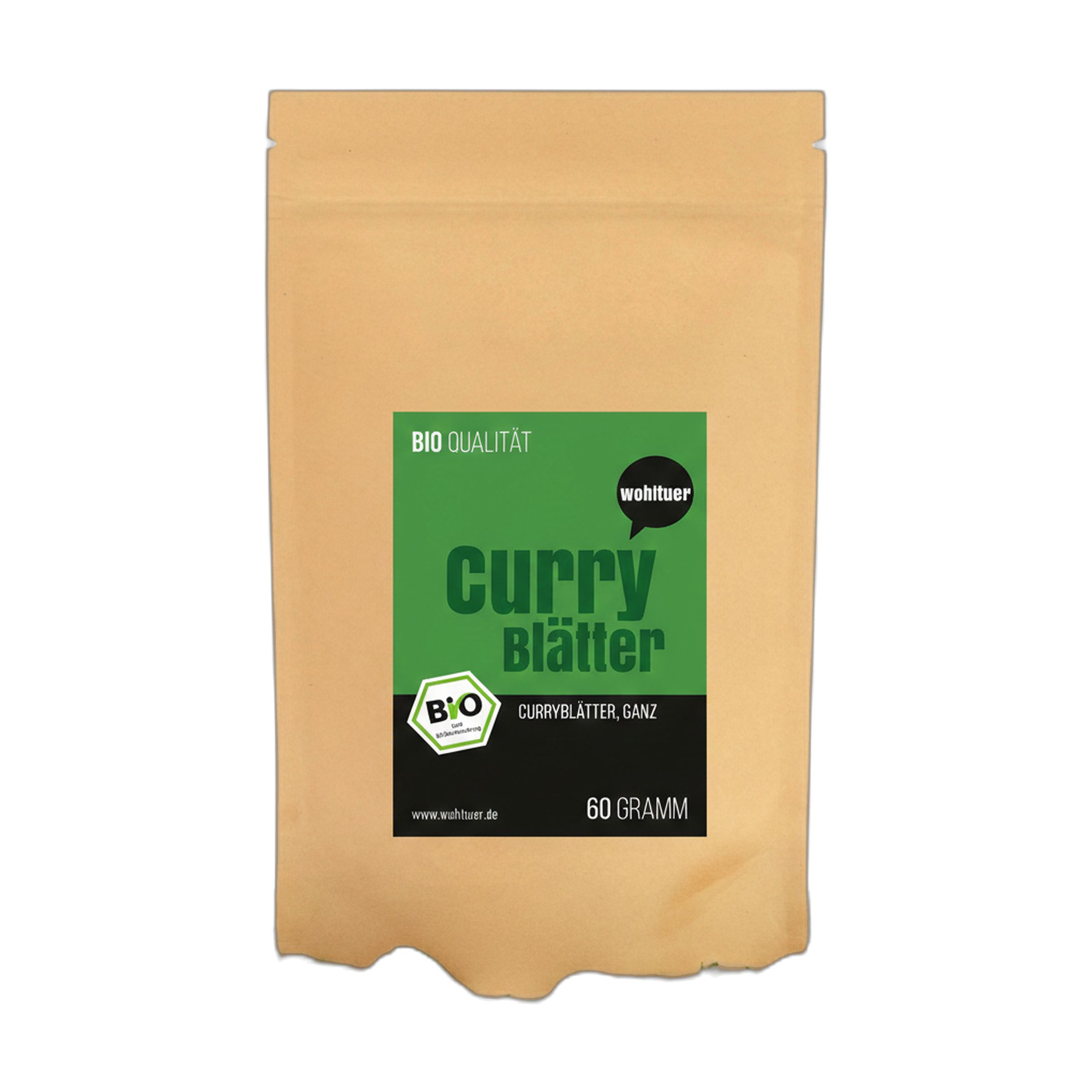 Wohltuer Bio Curryblätter ganz 60 g