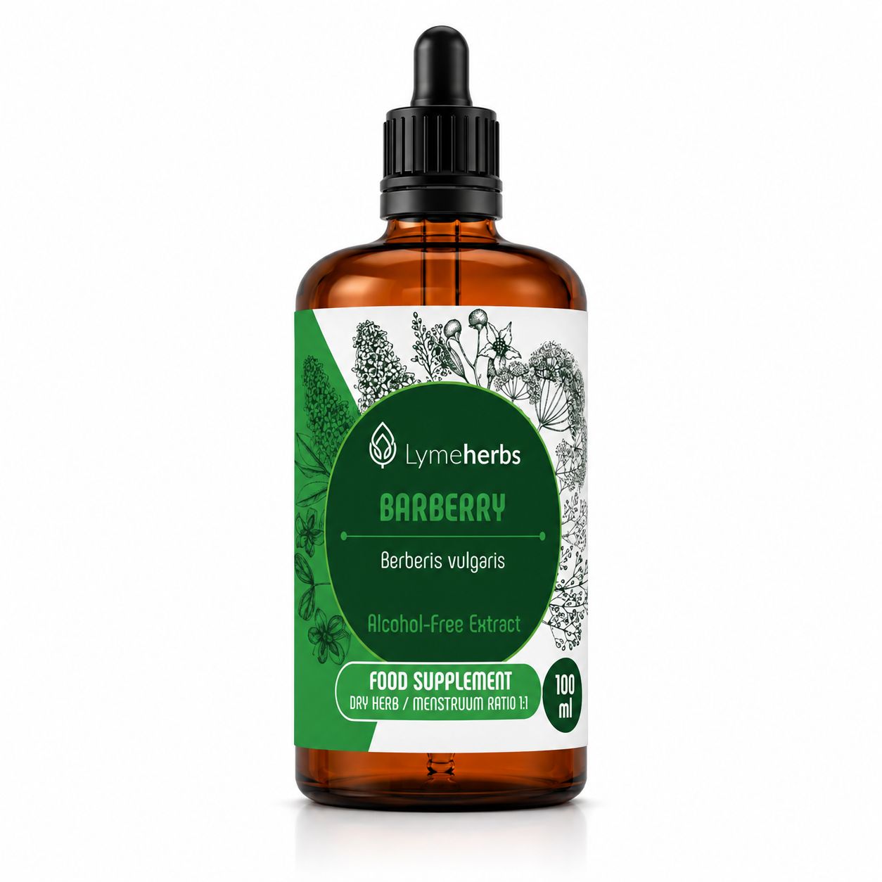 Lymeherbs Estratto senza alcool di crespino 1:1