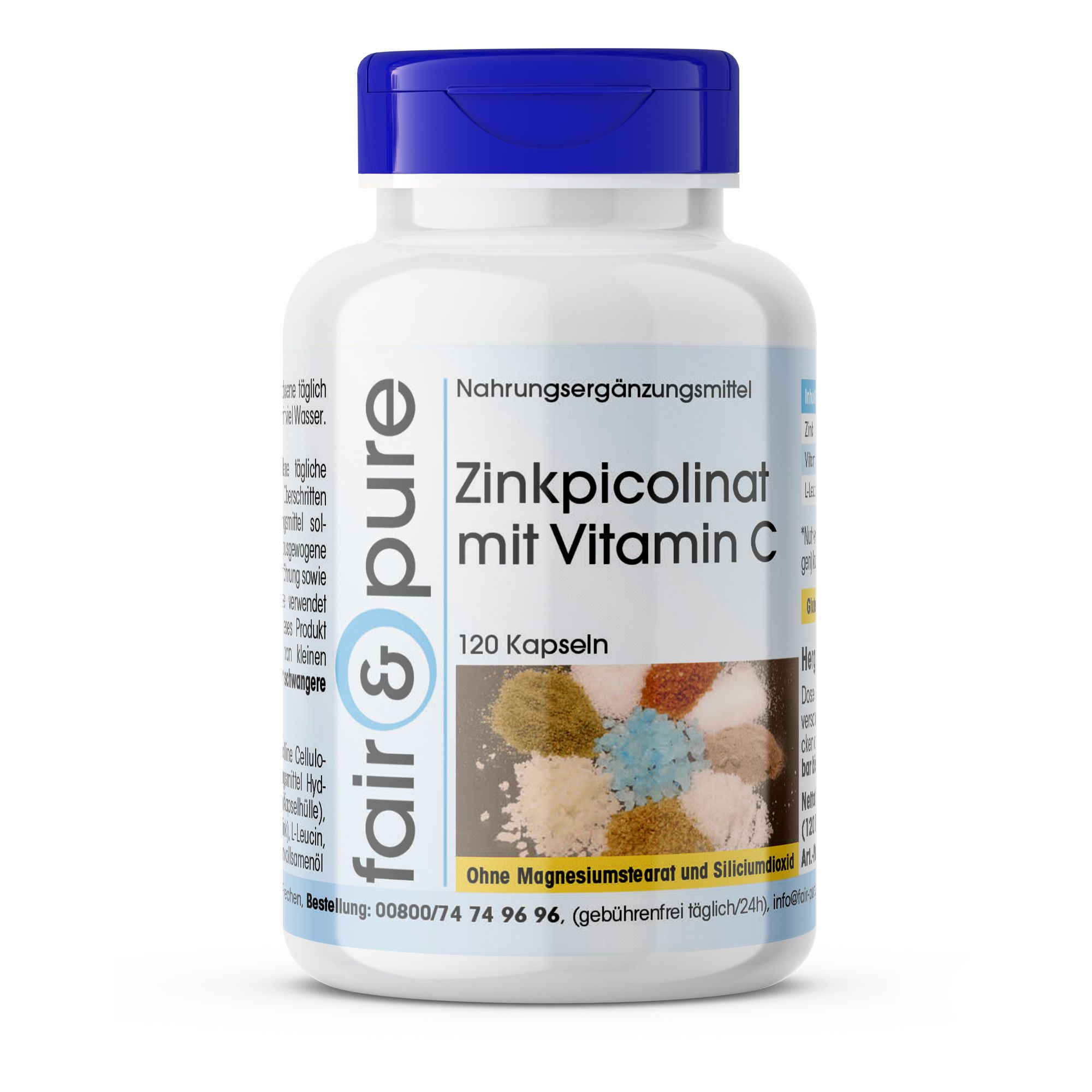 Zinkpicolinat mit Vitamin C Kapseln 120 St