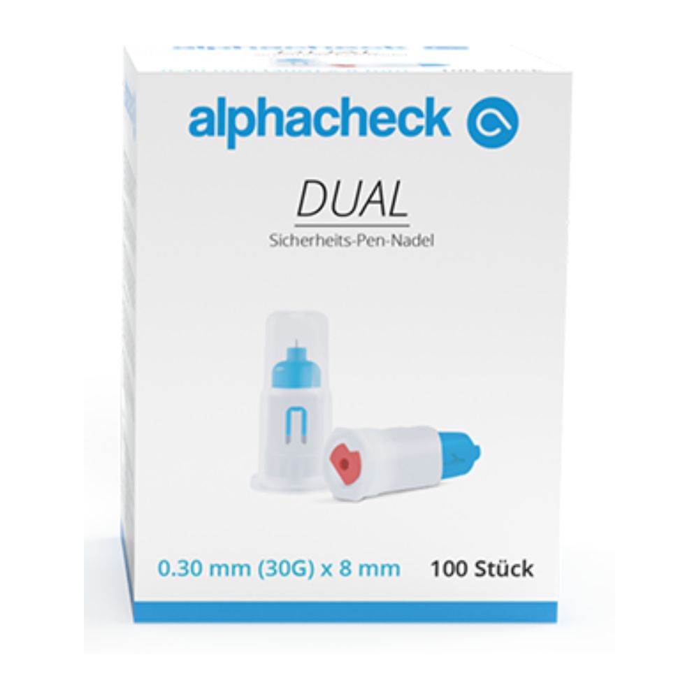 alphacheck DUAL Sicherheits-Pen-Nadeln