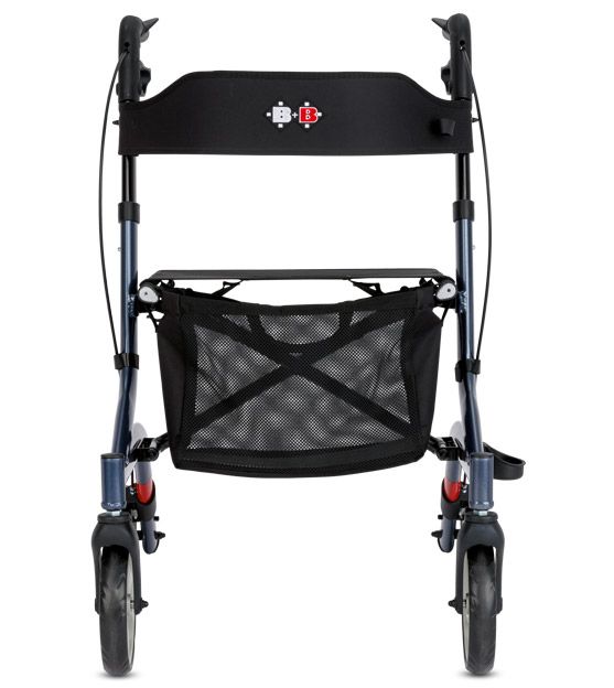 Bischoff & Bischoff Rollator Capero faltbar Leichtgewichtrollator mit Rückengurt