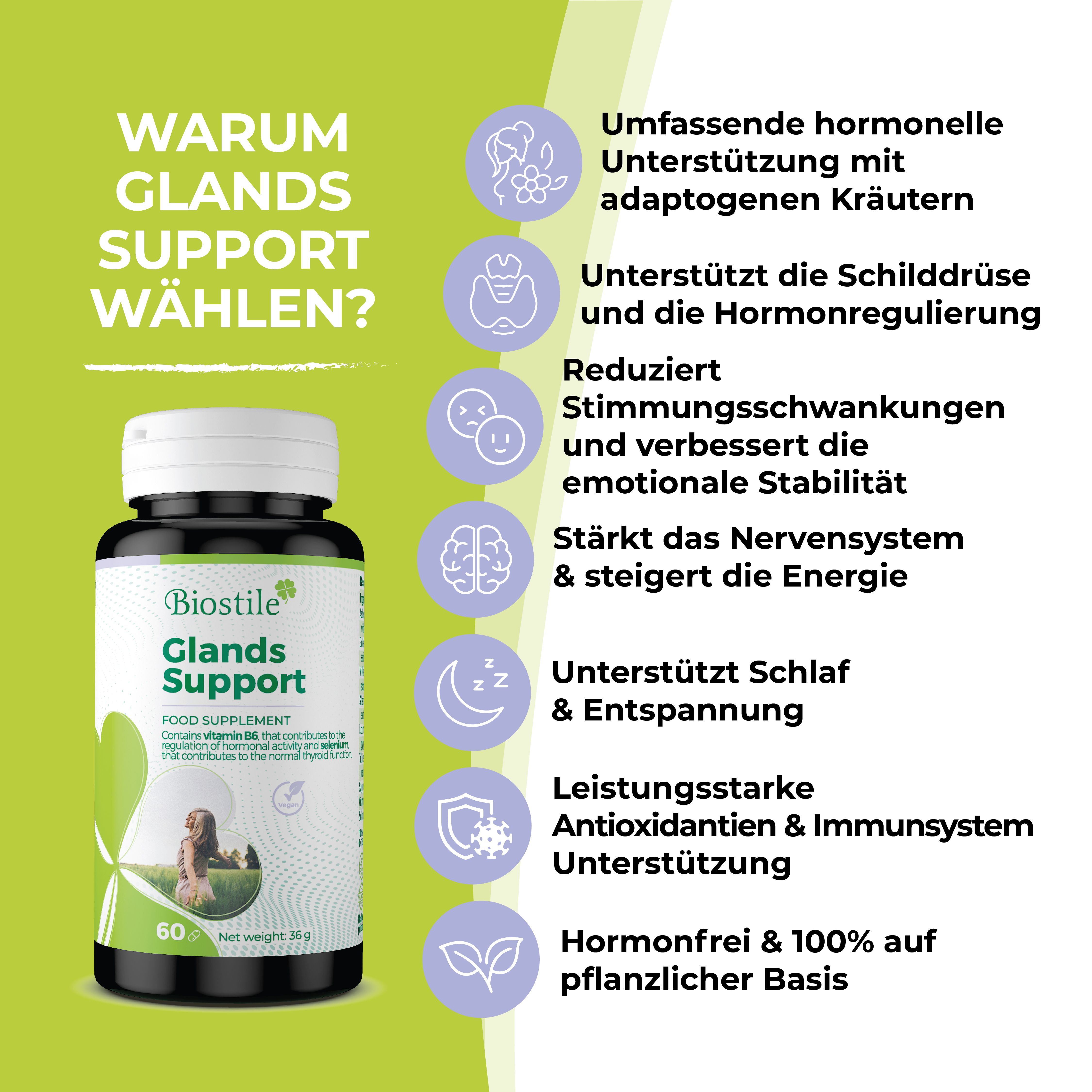 Biostile Glands support
