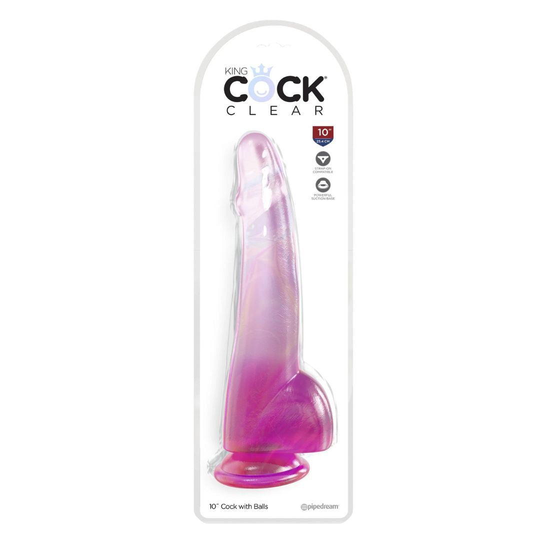 Transparent Naturdildo, King Cock Clear 1 St