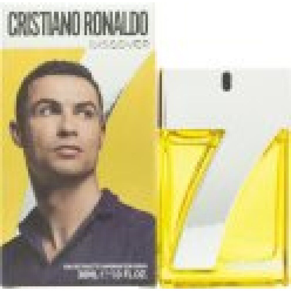 Cristiano Ronaldo Discover Eau de Toilette 30ml Kartonverpackung neben dem passenden Flakon.