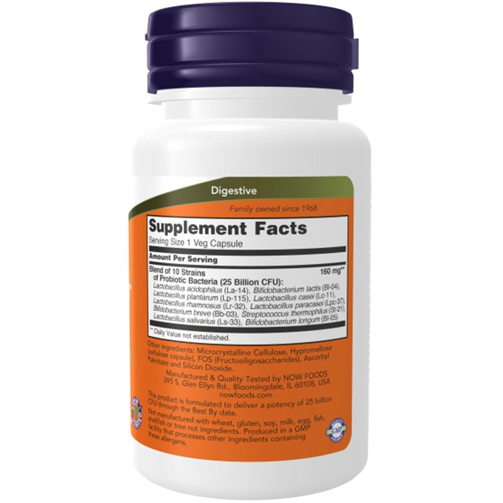 Now Foods, Probiotic-10™, 25 Billion
