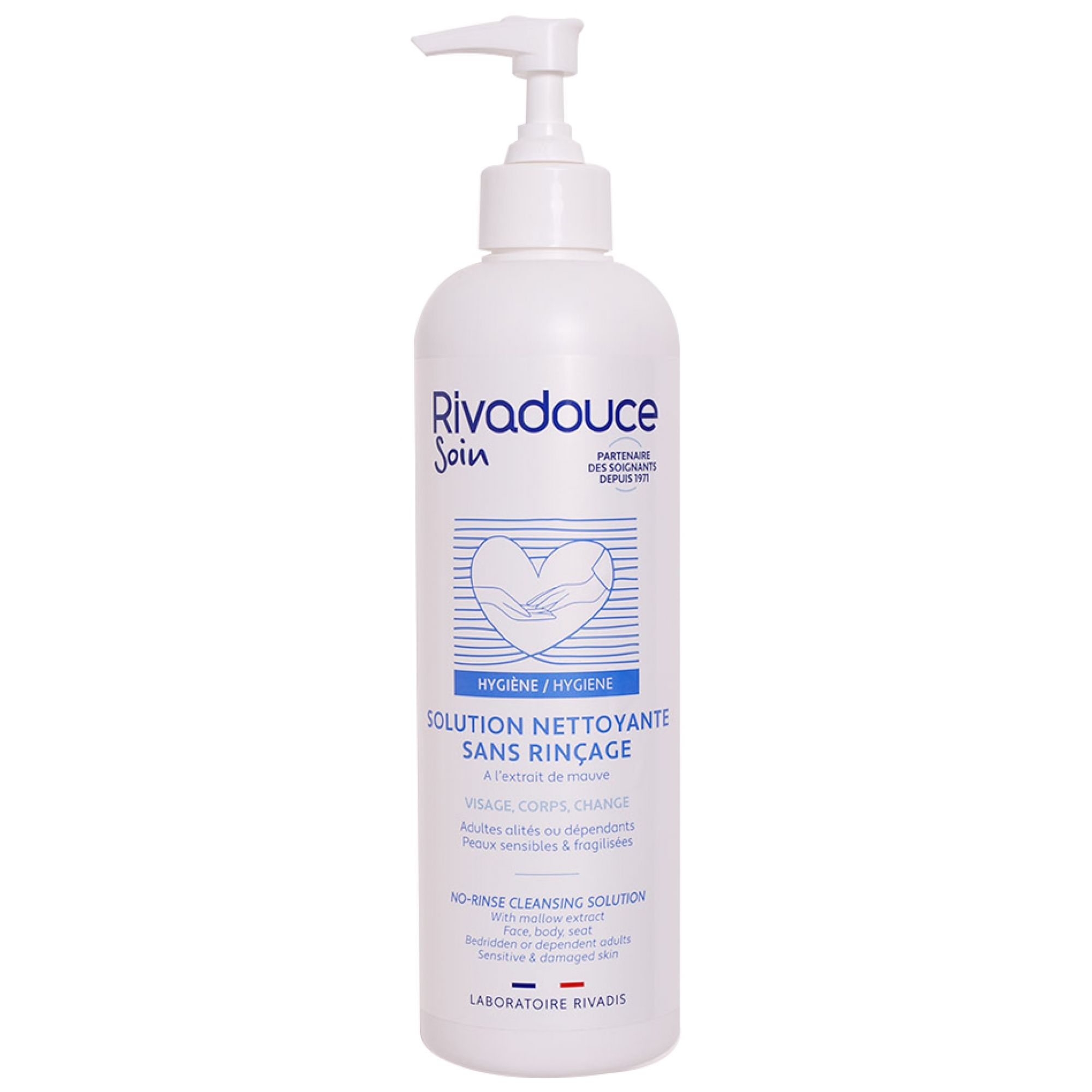 Rivadouce Hautpflege-Hygiene-Reinigungslösung ohne Nachspülen, 24,5x6,5x6,5 cm