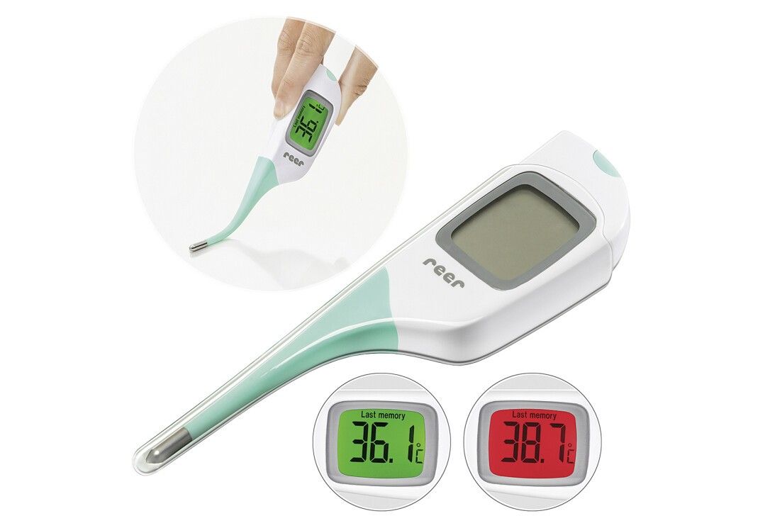 reer ColourTemp Fieberthermometer mit großen Display