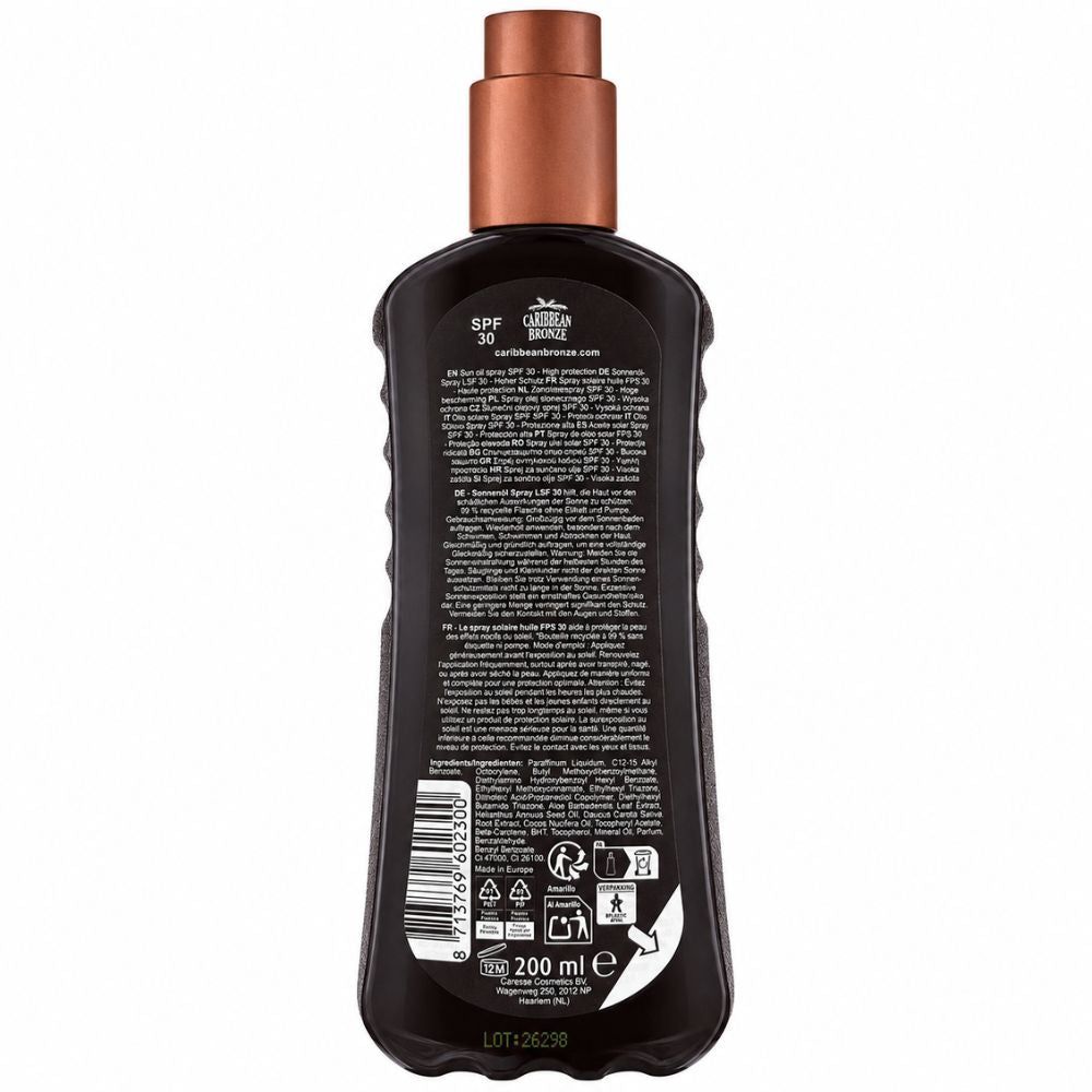 Caribbean Bronze Bräunungsöl Spray LSF 30 High Protection