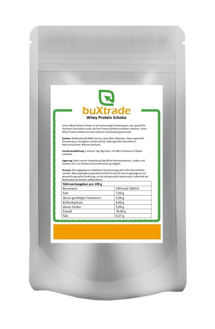 buXtrade Whey Protein Schoko