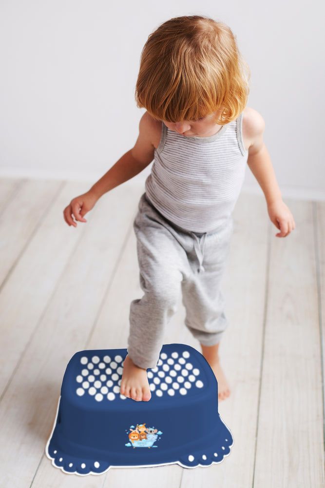 Babykajo Kinder Hocker - Tritthocker mit Anti-Rutsch Beschichtung.