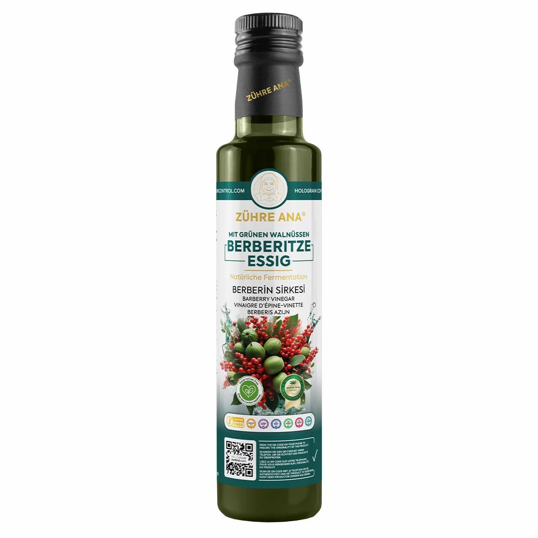 Zühre Ana Berberine-Essig mit Walnüssen
