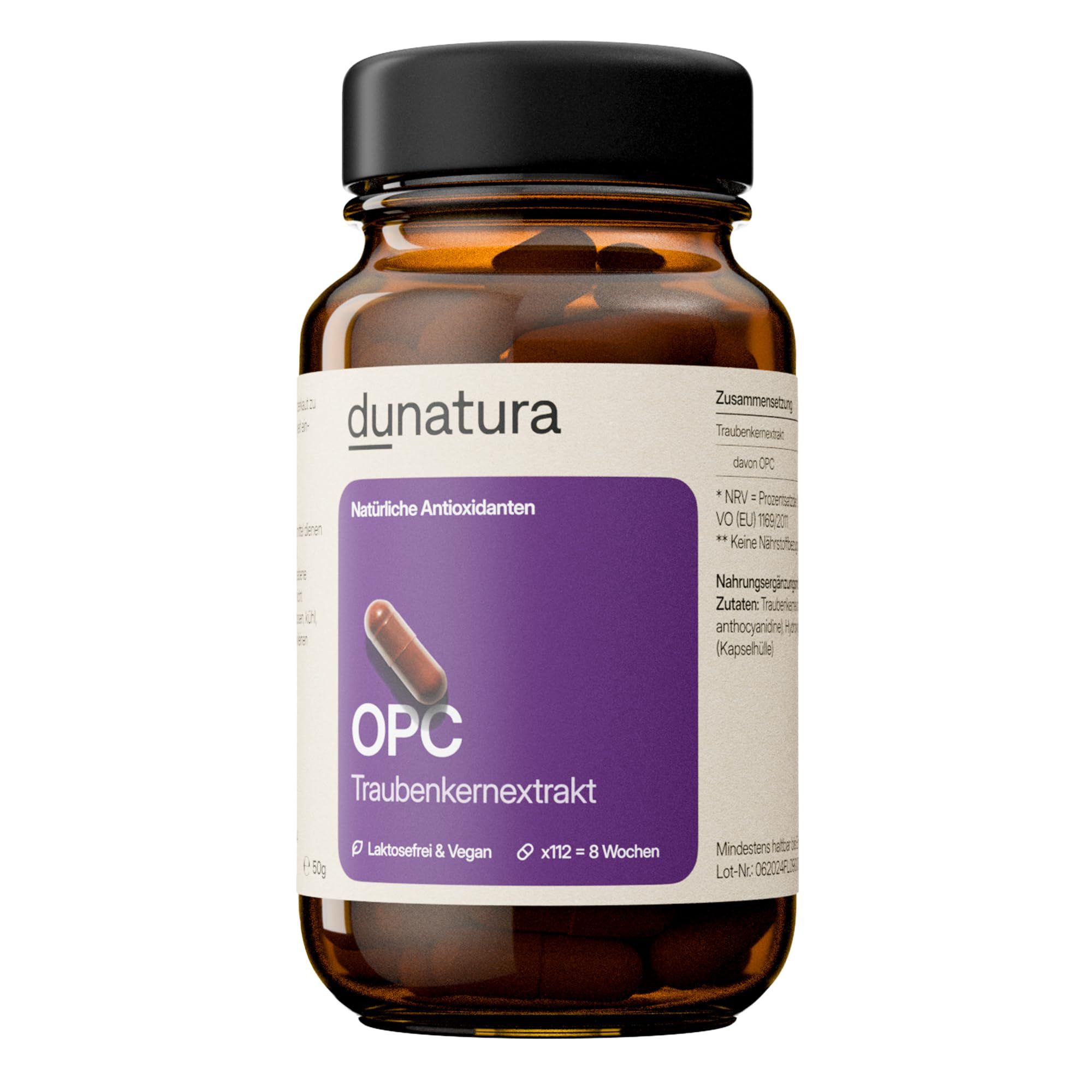 dunatura OPC Traubenkernextrakt Flasche