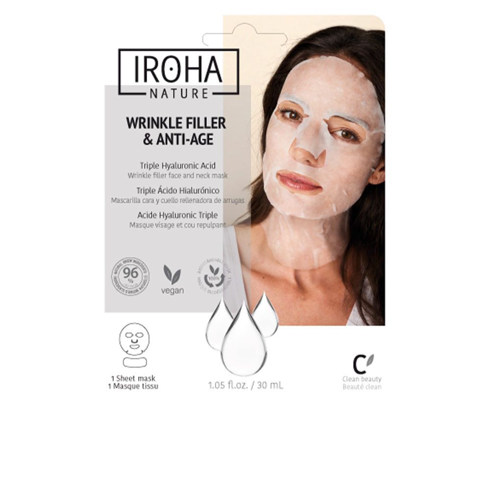 WRINKLE FILLER & ANTI-AGE Faltenfüller Gesicht & Hals Maske 30 ml