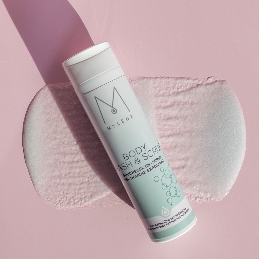 Mylène Body Wash & Scrub | 2-in-1 Duschgel und Körperpeeling