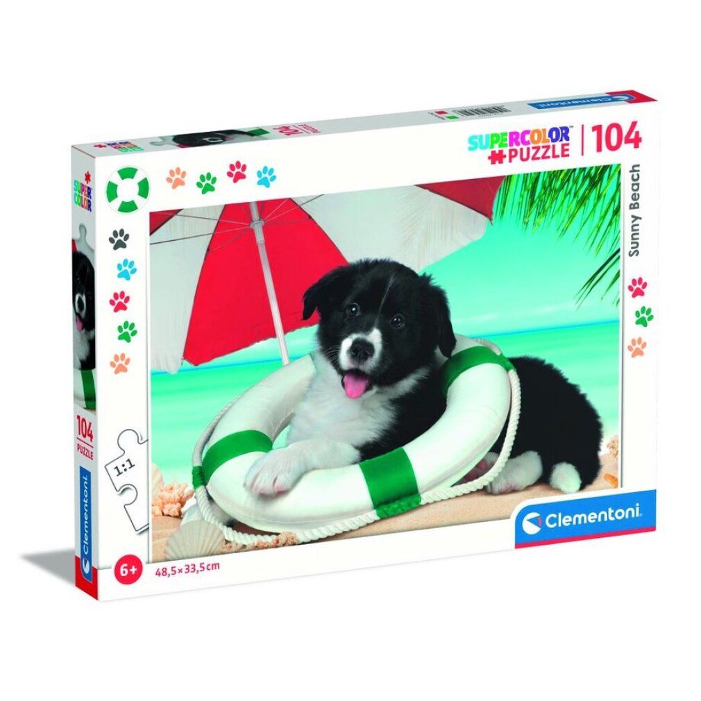 clementoni Sonnenstrand-Puzzle 104 Teile