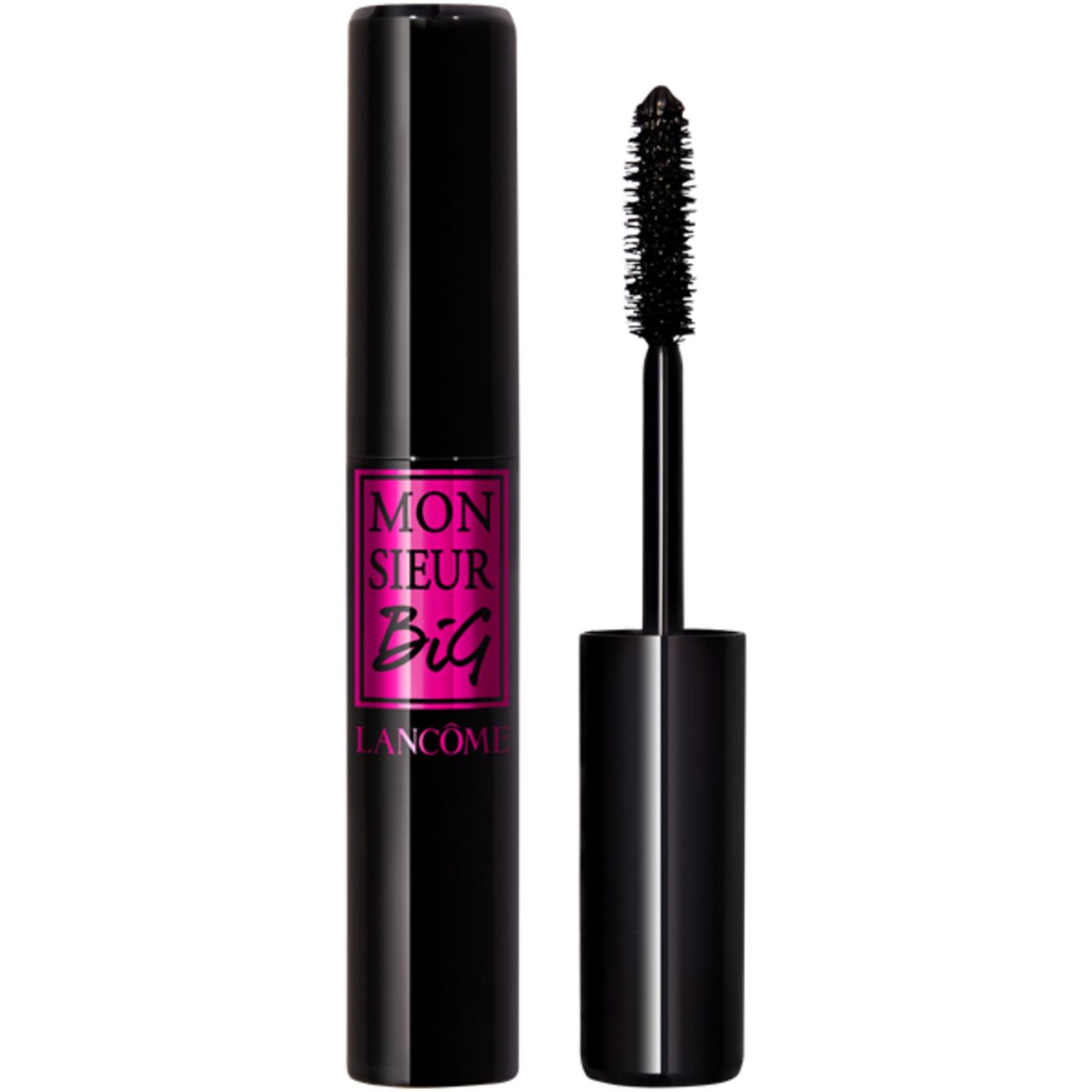 Schwarze Mascara-Tube mit Bürste. Aufschrift: MONSIEUR BIG.