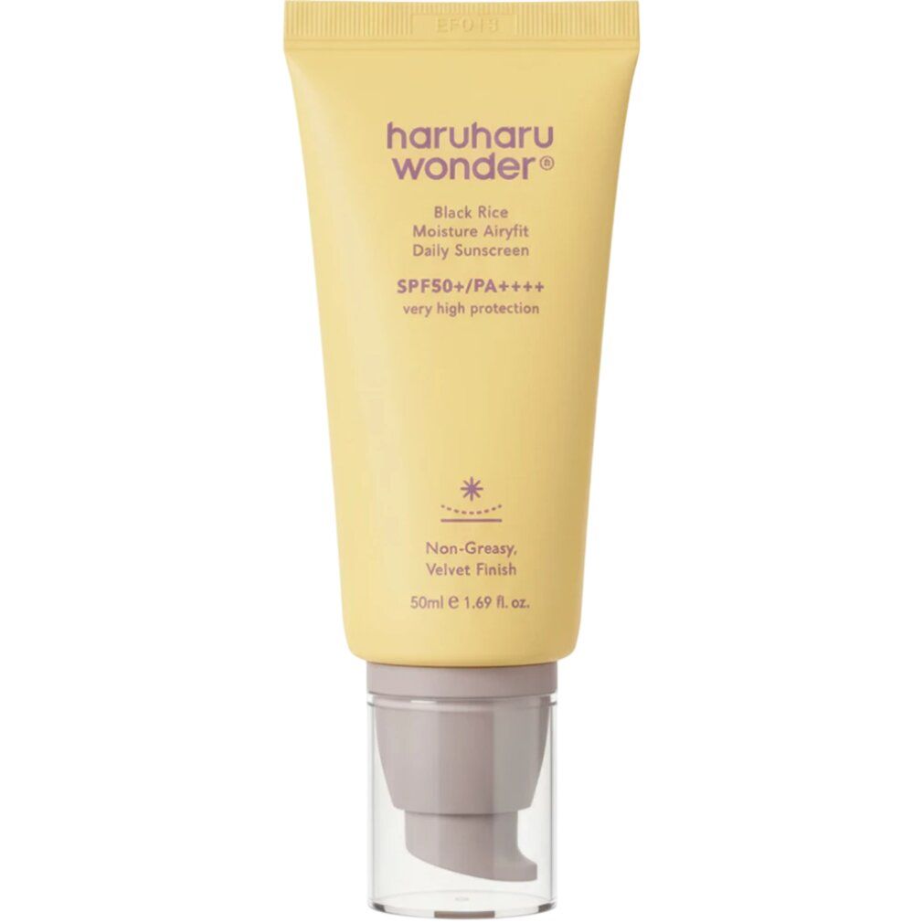 HaruHaru Wonder Sonnencreme Tube mit Pumpspender, SPF50+, 50ml.