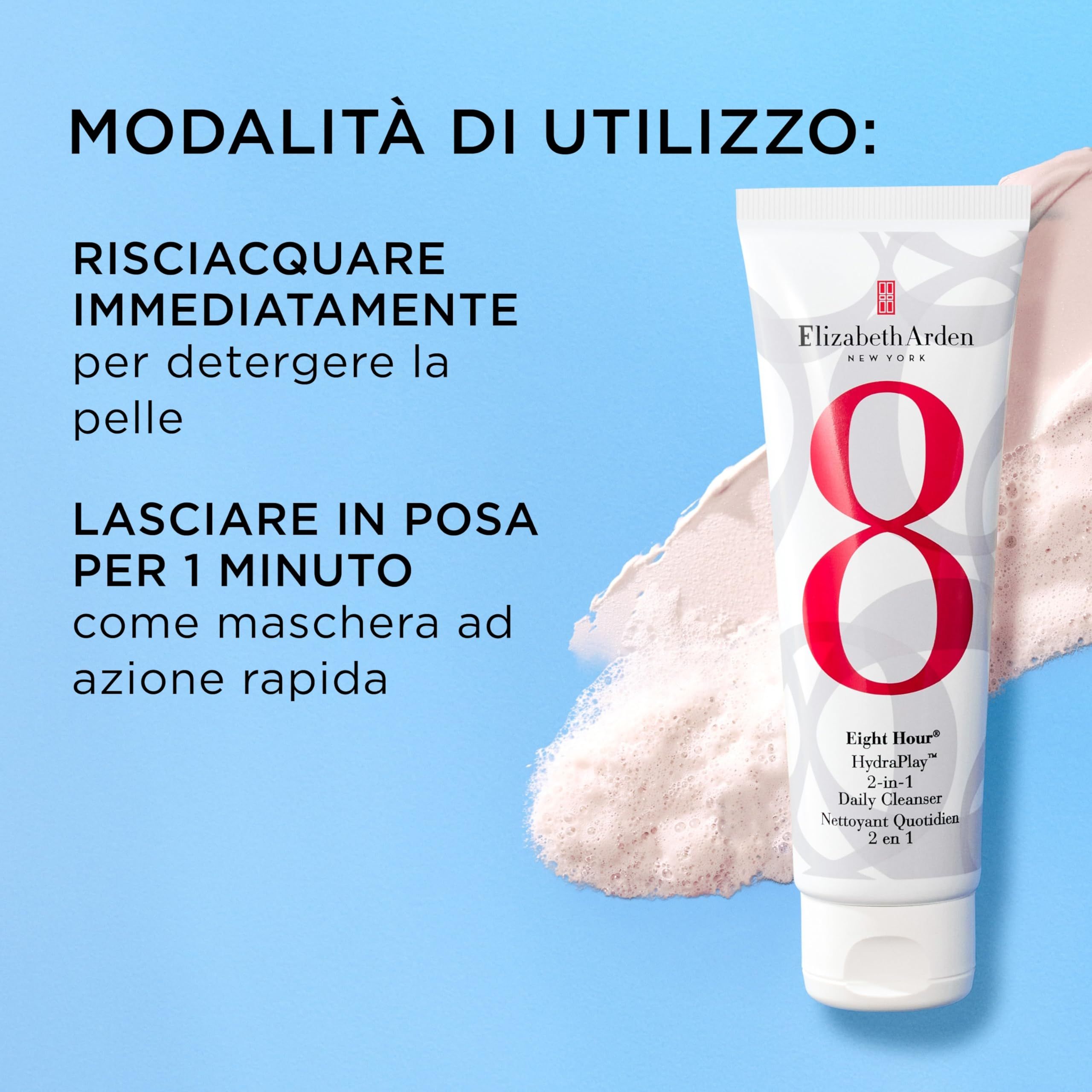 Anwendungshinweise. Text: Ausspülen, 1 Minute als Maske einwirken lassen. Produktname und Marke sichtbar.