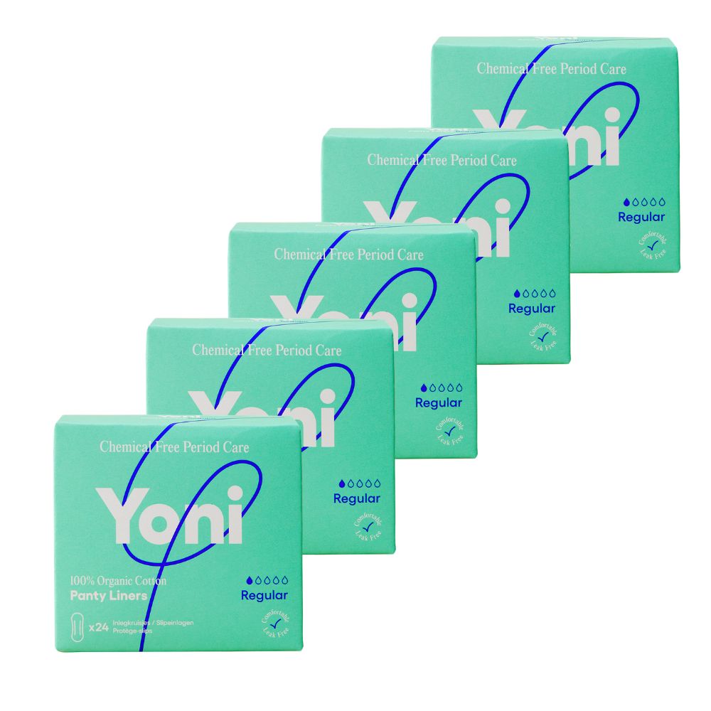 Bio Slipeinlagen normal ∙ 100 % Bio-Baumwolle Vorratspack Yoni 120 St Einlagen