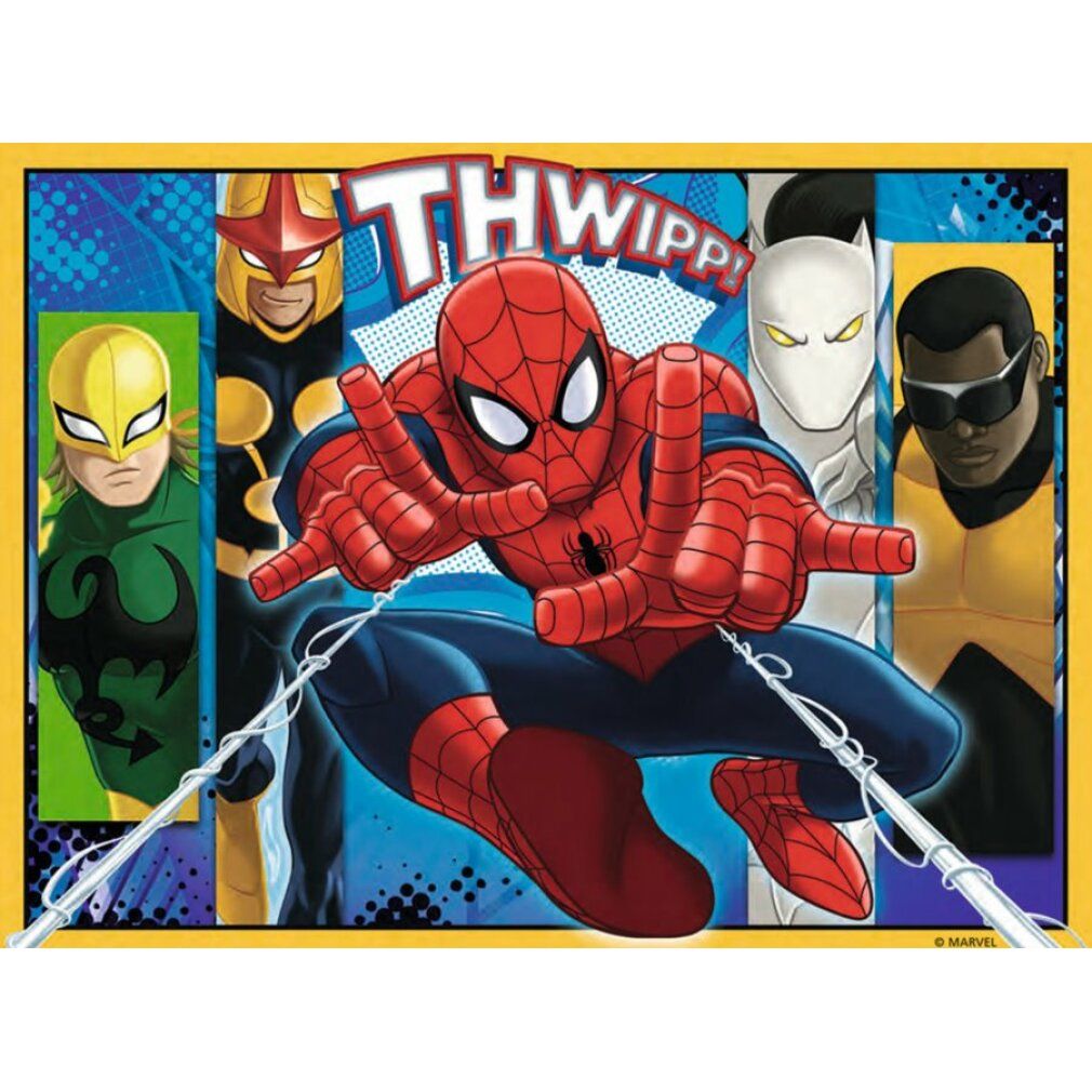 Marvel Ultimatives Spiderman-Puzzle 12+16+20+24 Teile