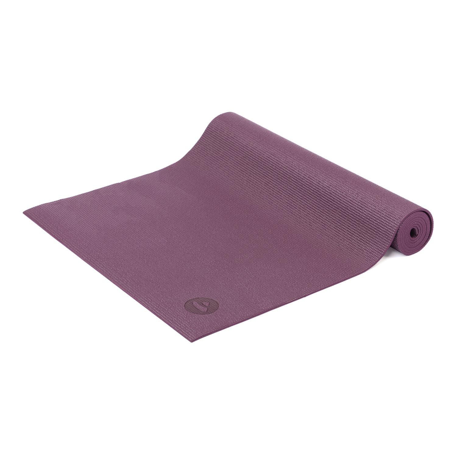 Yogamatte LEELA Collection AUBERGINE, Mandala TÜRKIS, PVC, 896MA