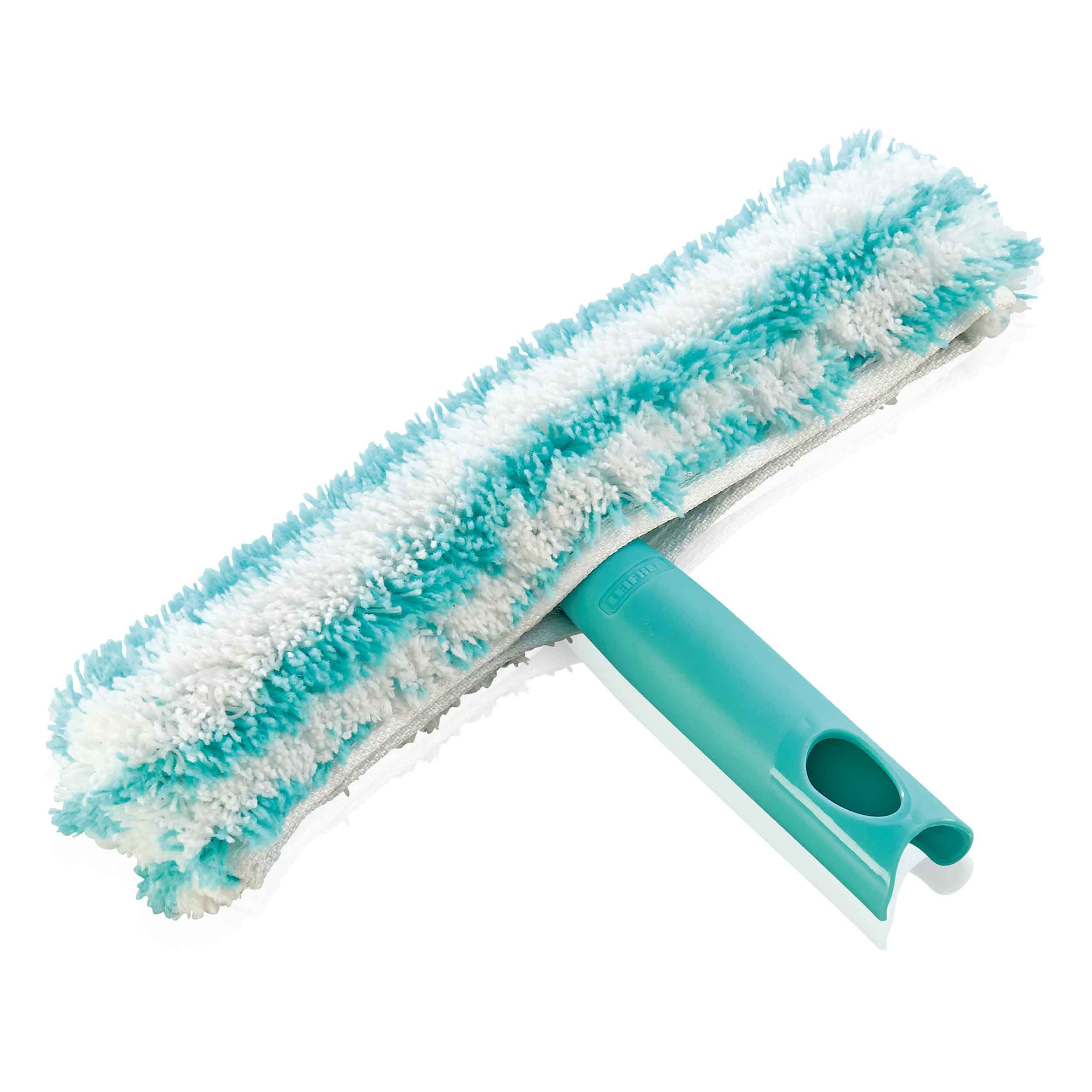 Leifheit Fenstersauger Dry&Clean 4-tlg., Fensterreiniger, Akku Fensterputzer, mit Absaugdüse