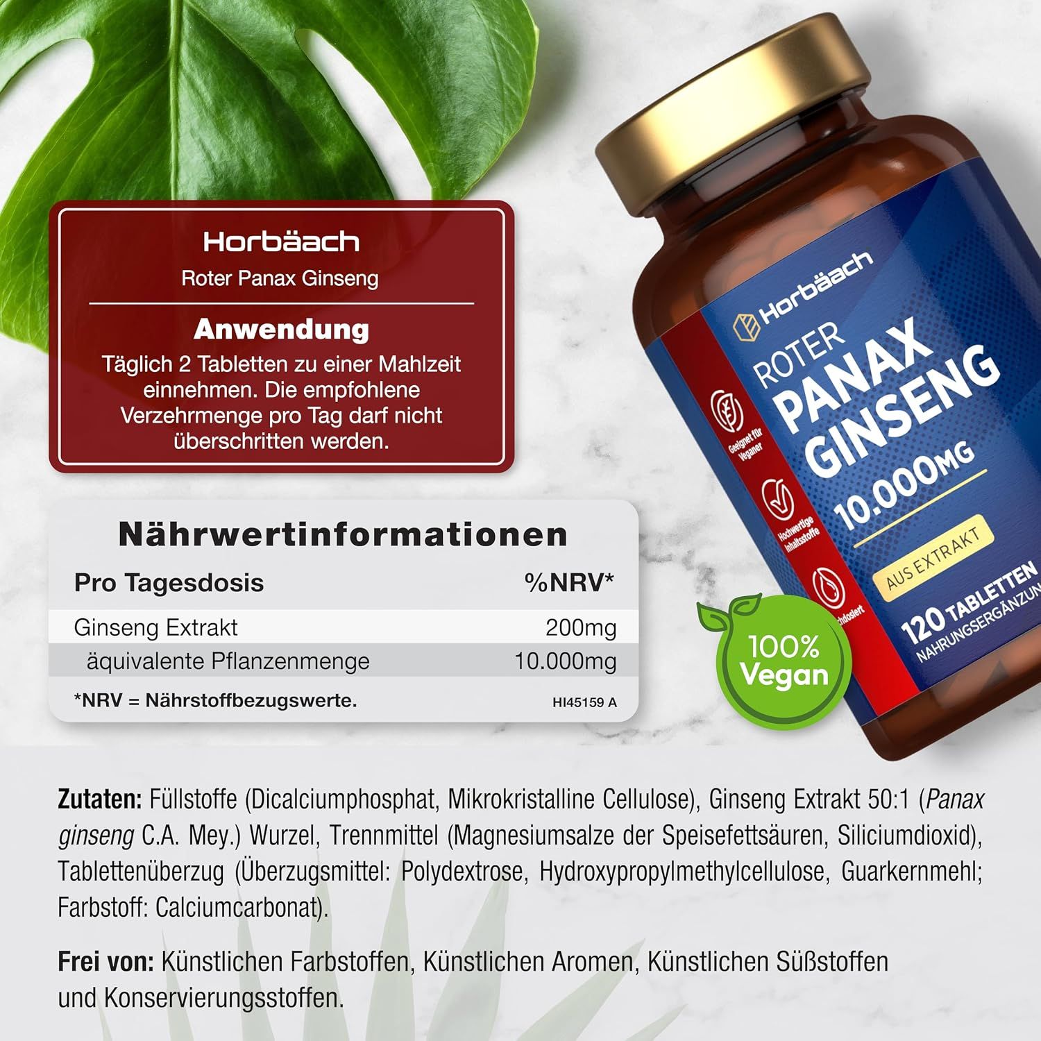 Horbäach Panax Ginseng Angebot