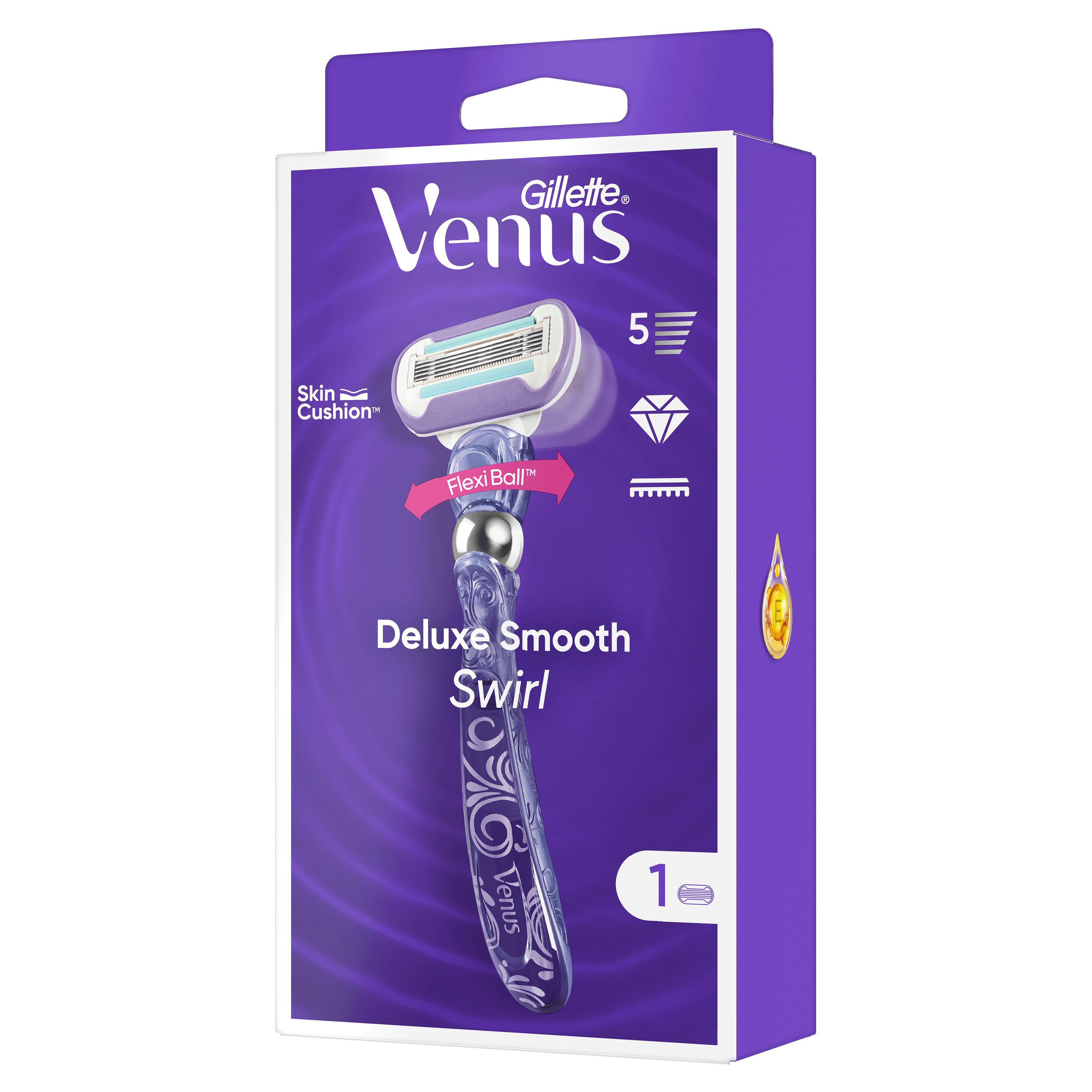 Gillette Venus Deluxe Smooth Swirl Rasierer Damen
