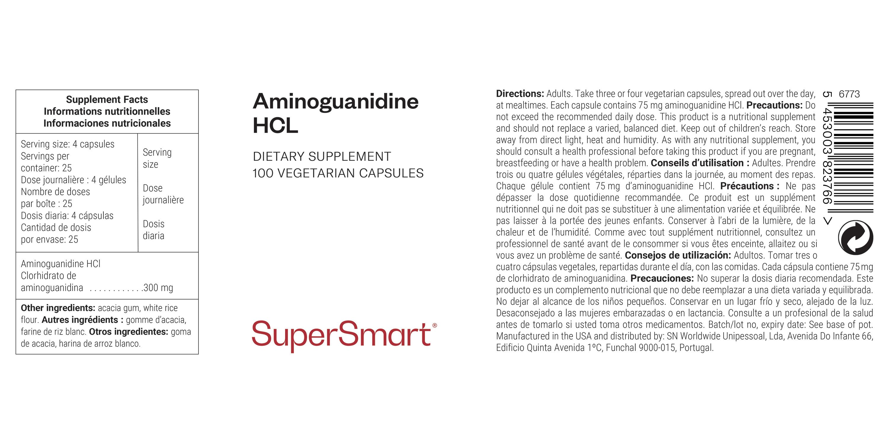 SuperSmart - Aminoguanidine HCL 100 St