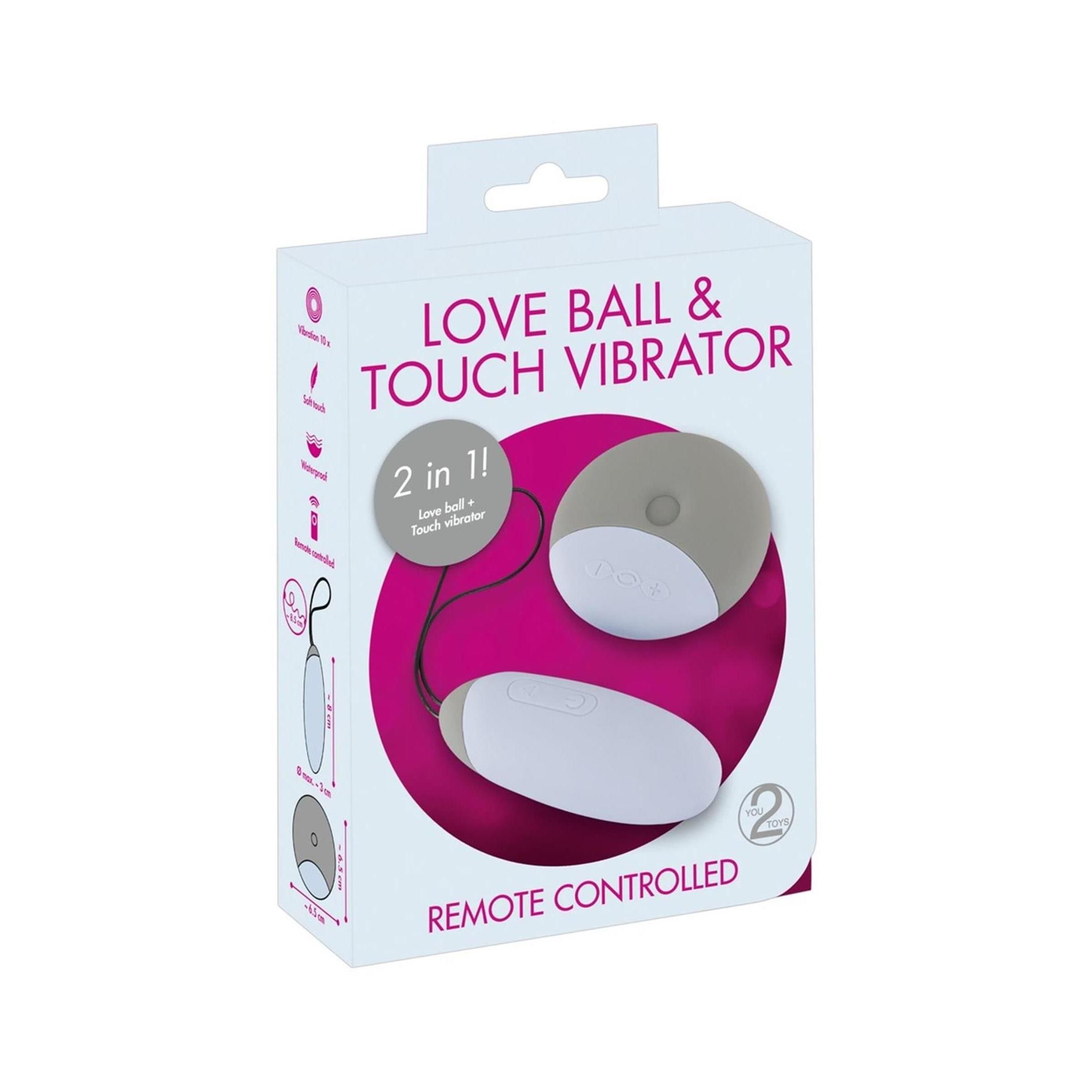You2Toys - RC Love Ball & Touch Vibrator